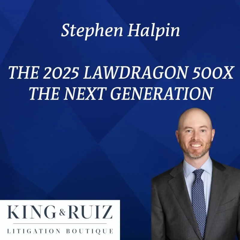 Stephen R. Halpin III Named to 2025 Lawdragon 500 X - The Next Generation
