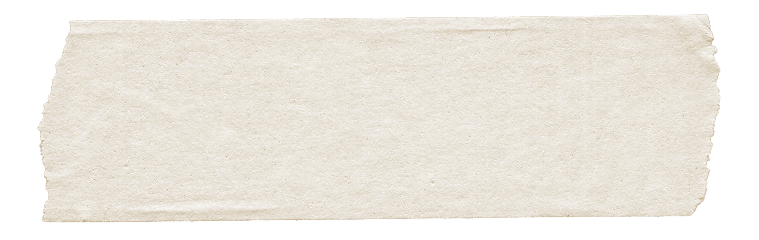 a torn, blank piece of paper with rough edges and a textured surface.