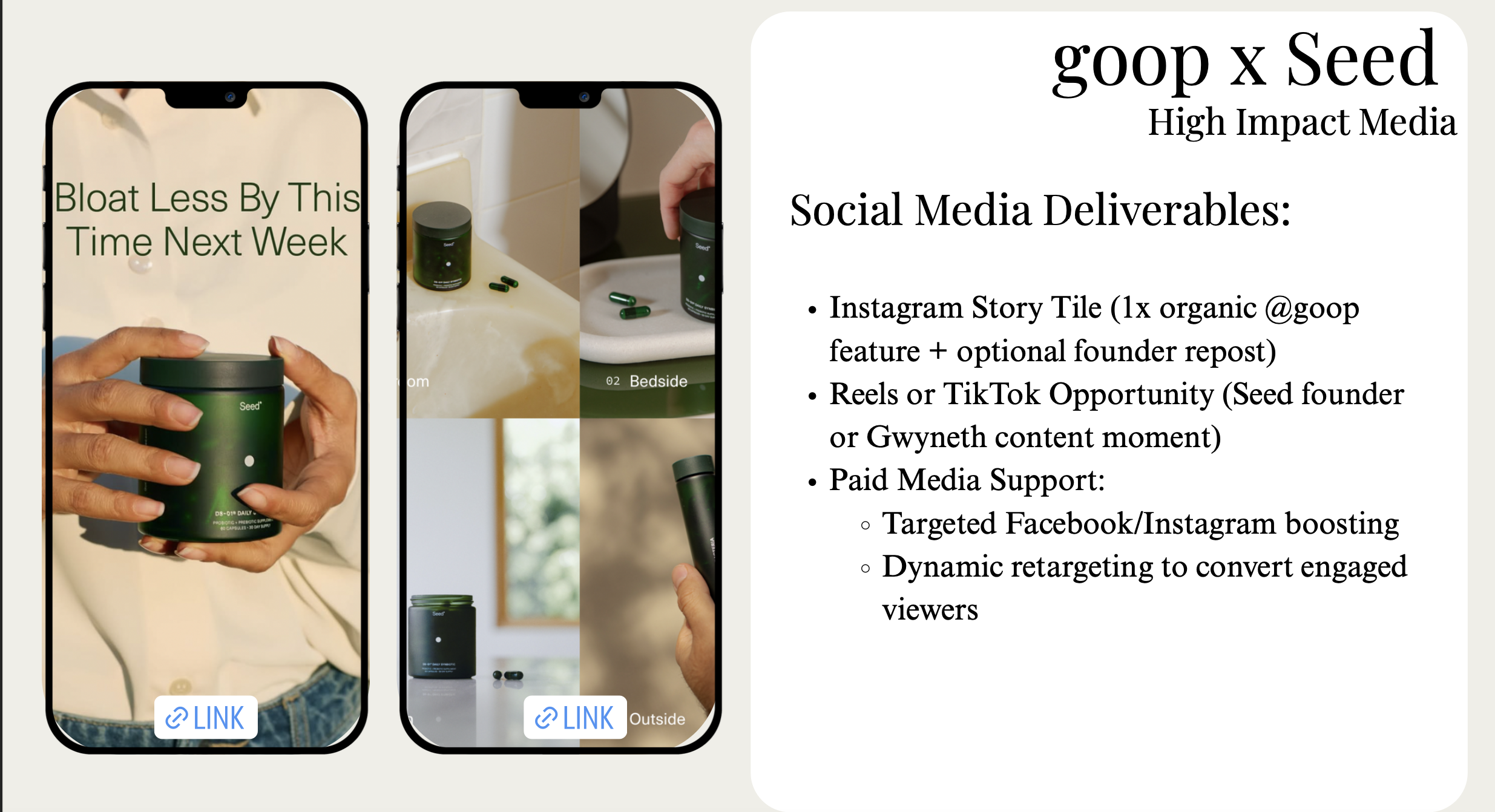 Mock Brand Partnership Deck