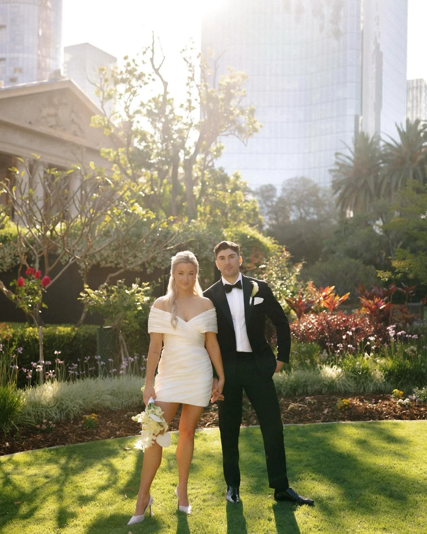 Matt &amp; Liz&rsquo;s intimate wedding day in the city with their nearest family. 🤍

Together with - 
Photography @kateandersonphoto_ 
Coordination and Styling @confettiandcoevents 
Florals @frankieandevedesigns 
Celebrant @vowsbyhayley 
Dress @kyh