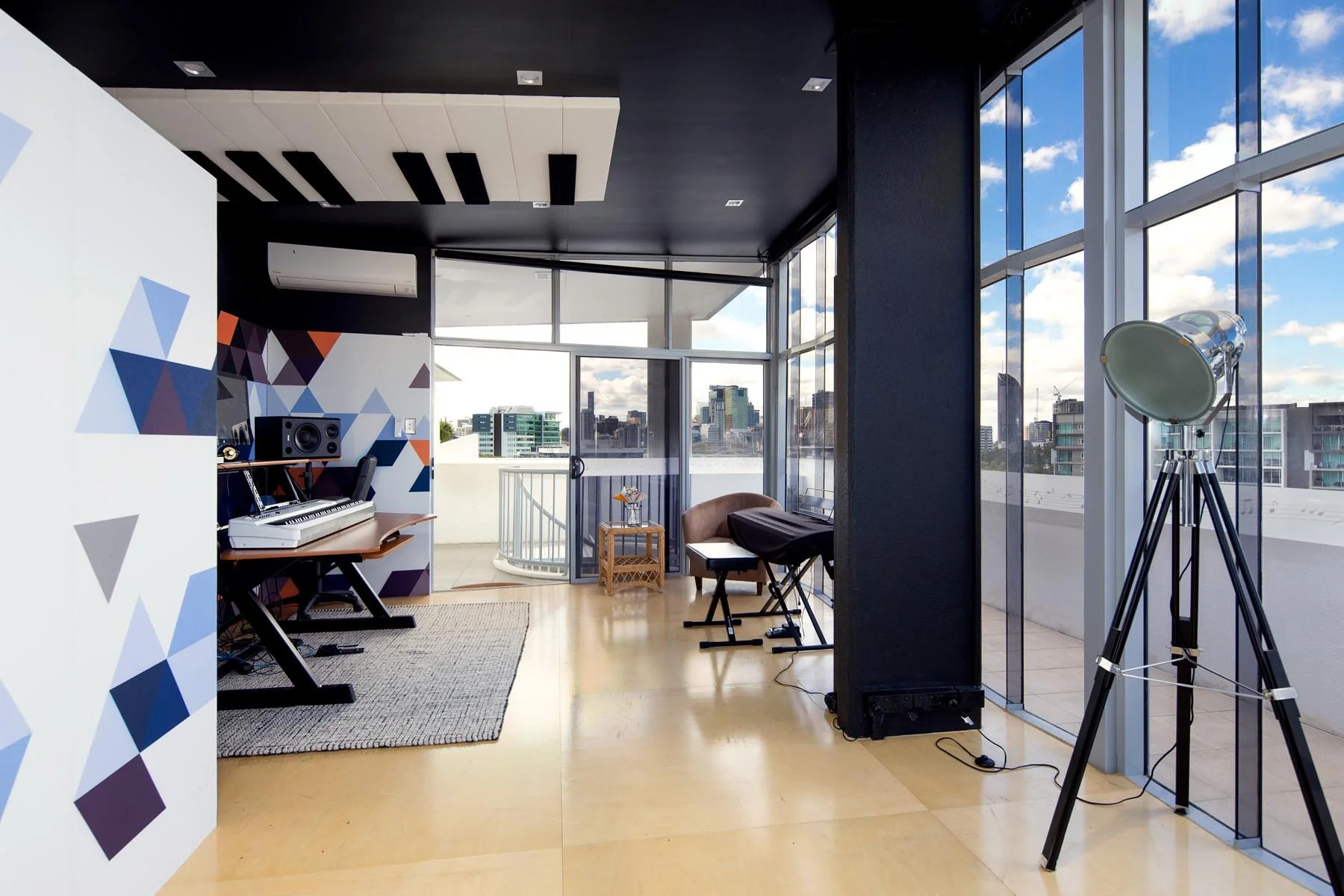 Milton Apartment Music Studio Interior Architecture