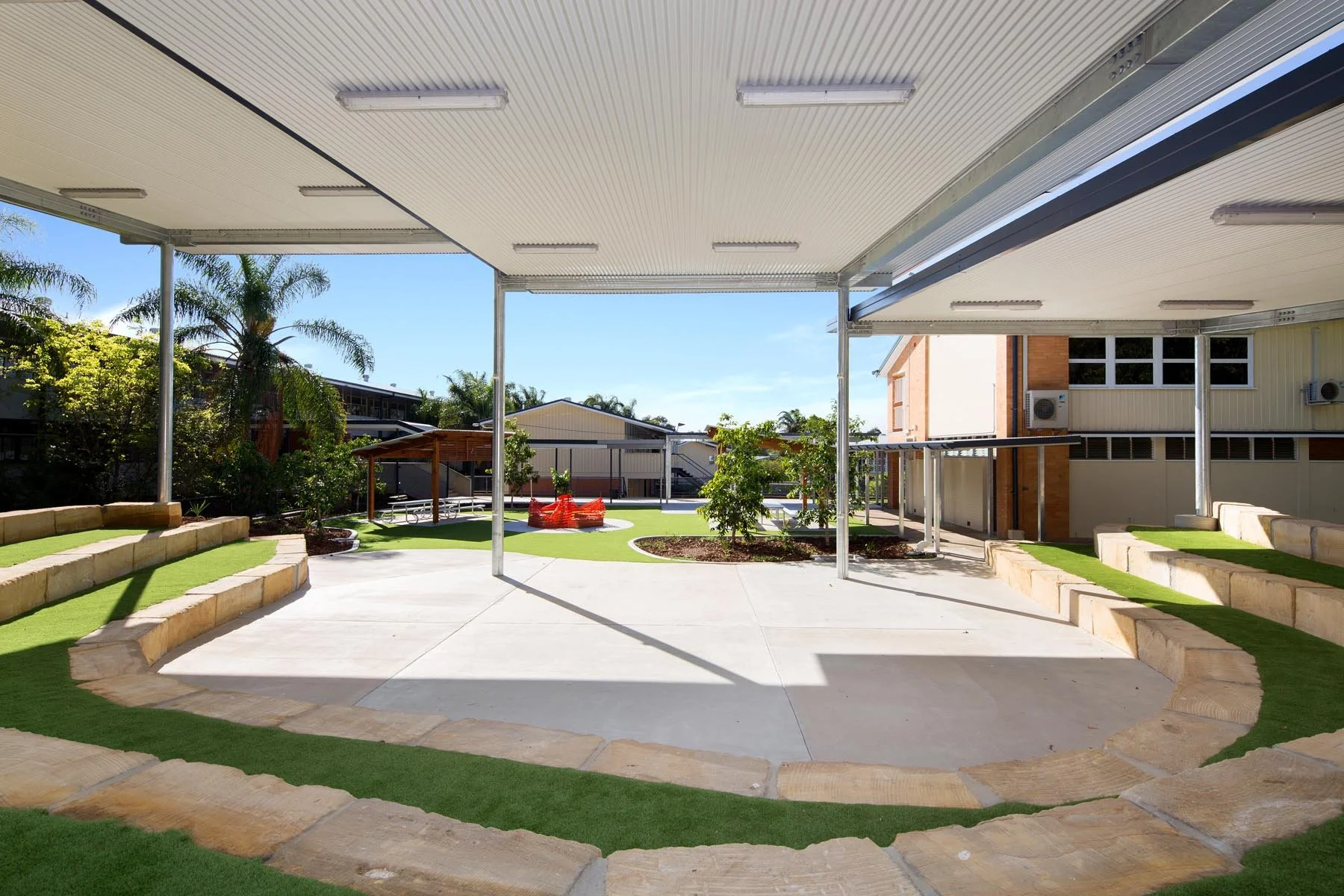 Everton State High School Tiered Seats