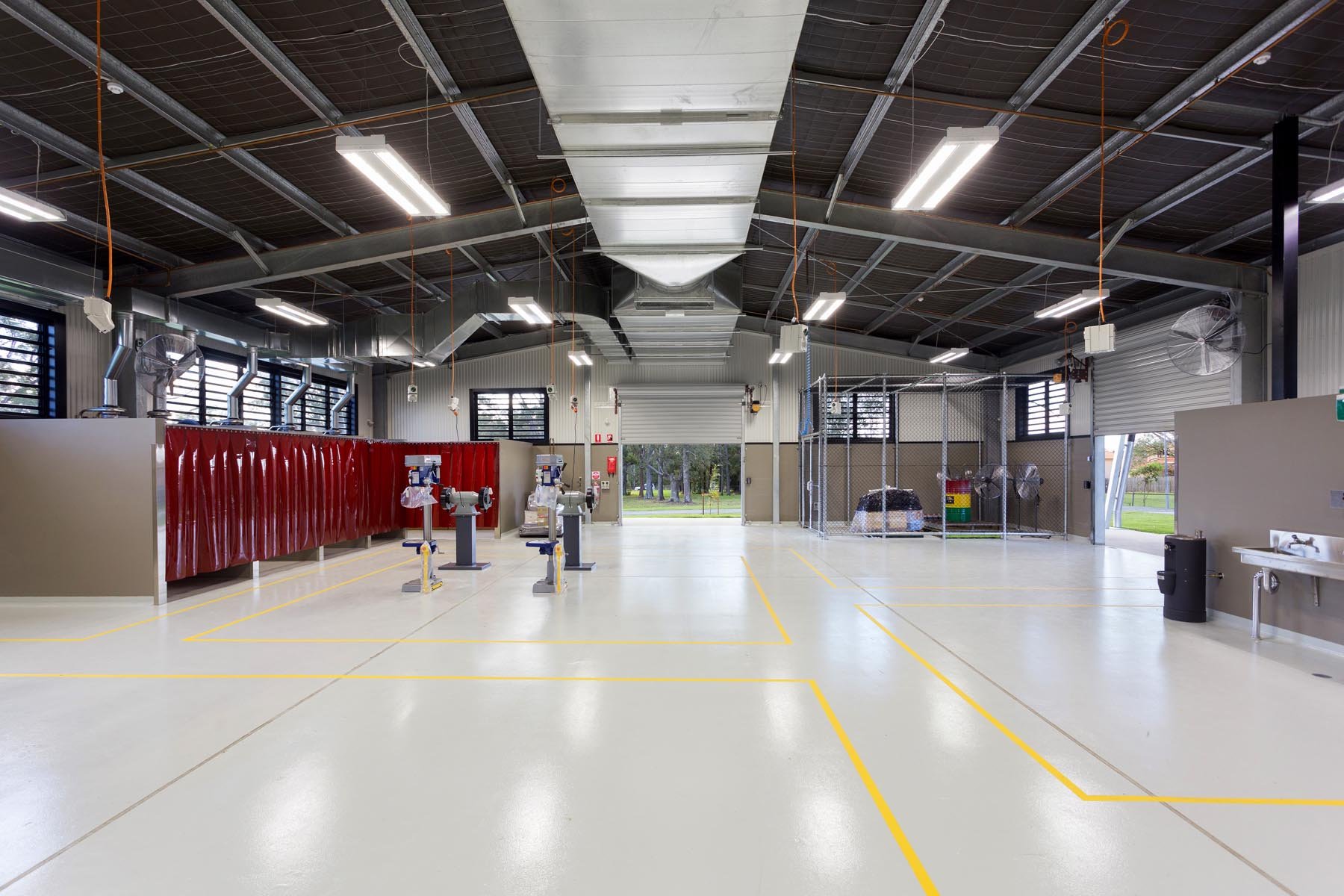 Runcorn State High School Workshop Interior