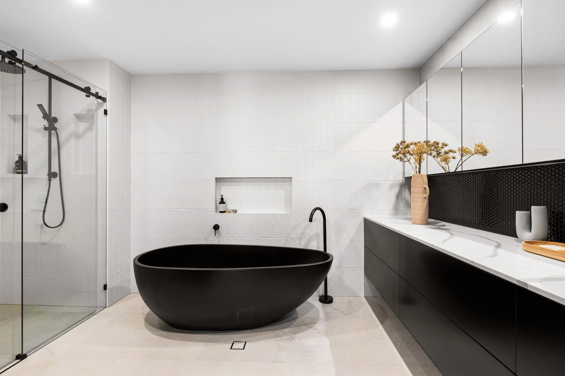 East Brisbane Apartment Ensuite Interior