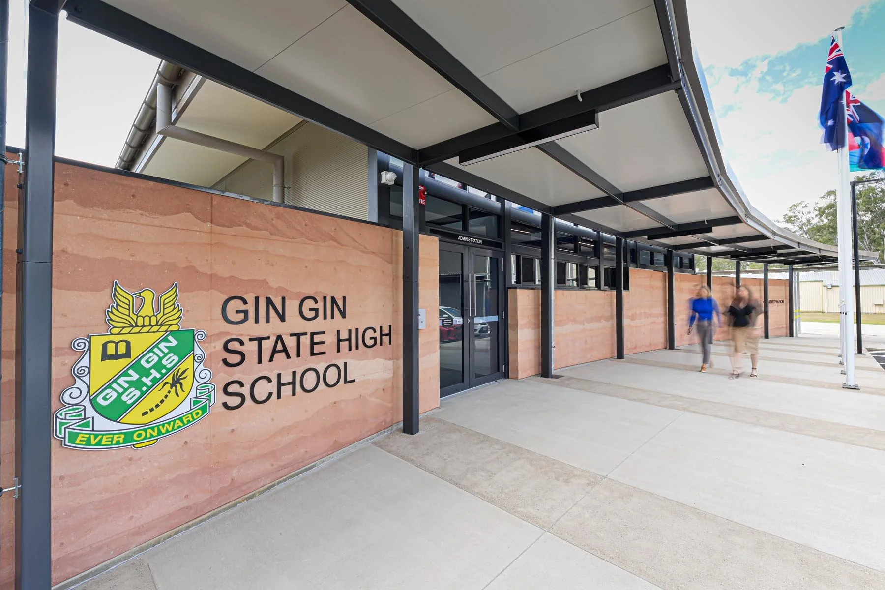 Gin Gin State High School Entrance