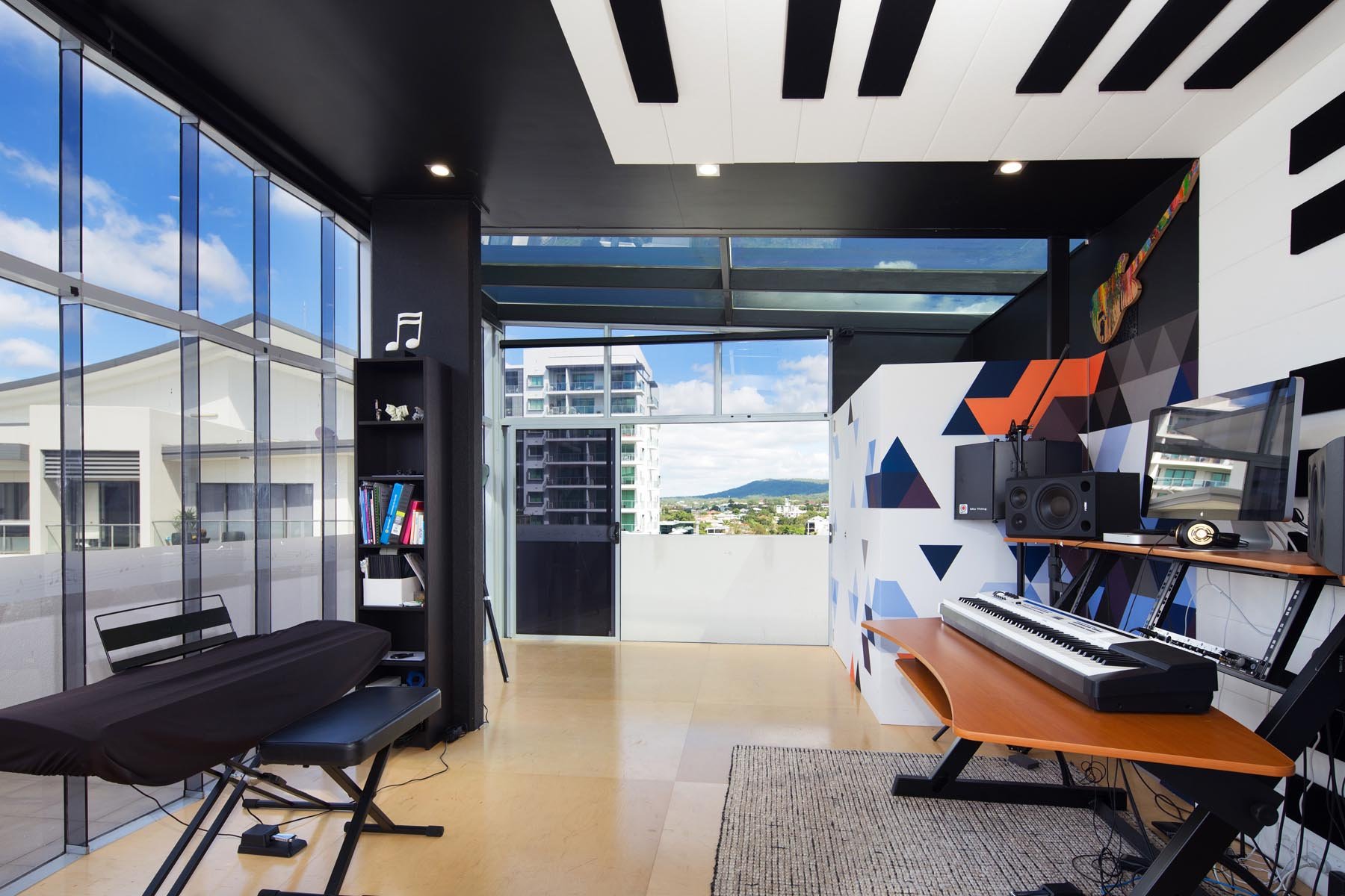 Milton Apartment Music Studio Interior Architecture