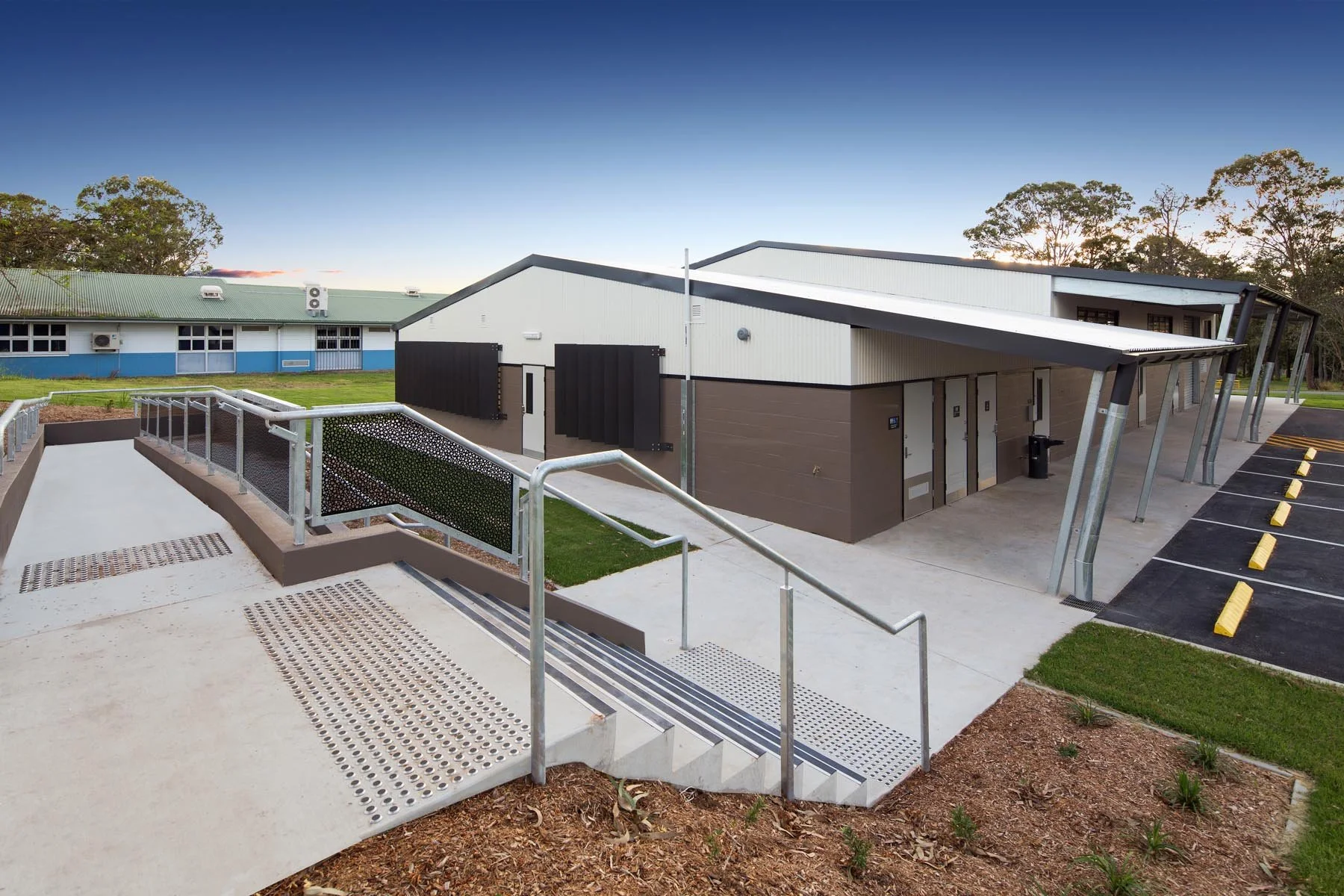 Runcorn State High School Exterior Stair Ramp