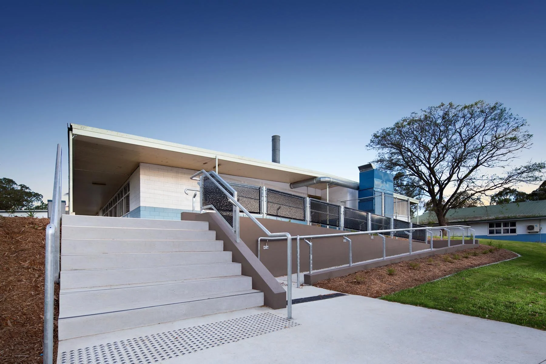 Runcorn State High School Exterior Stair Ramp