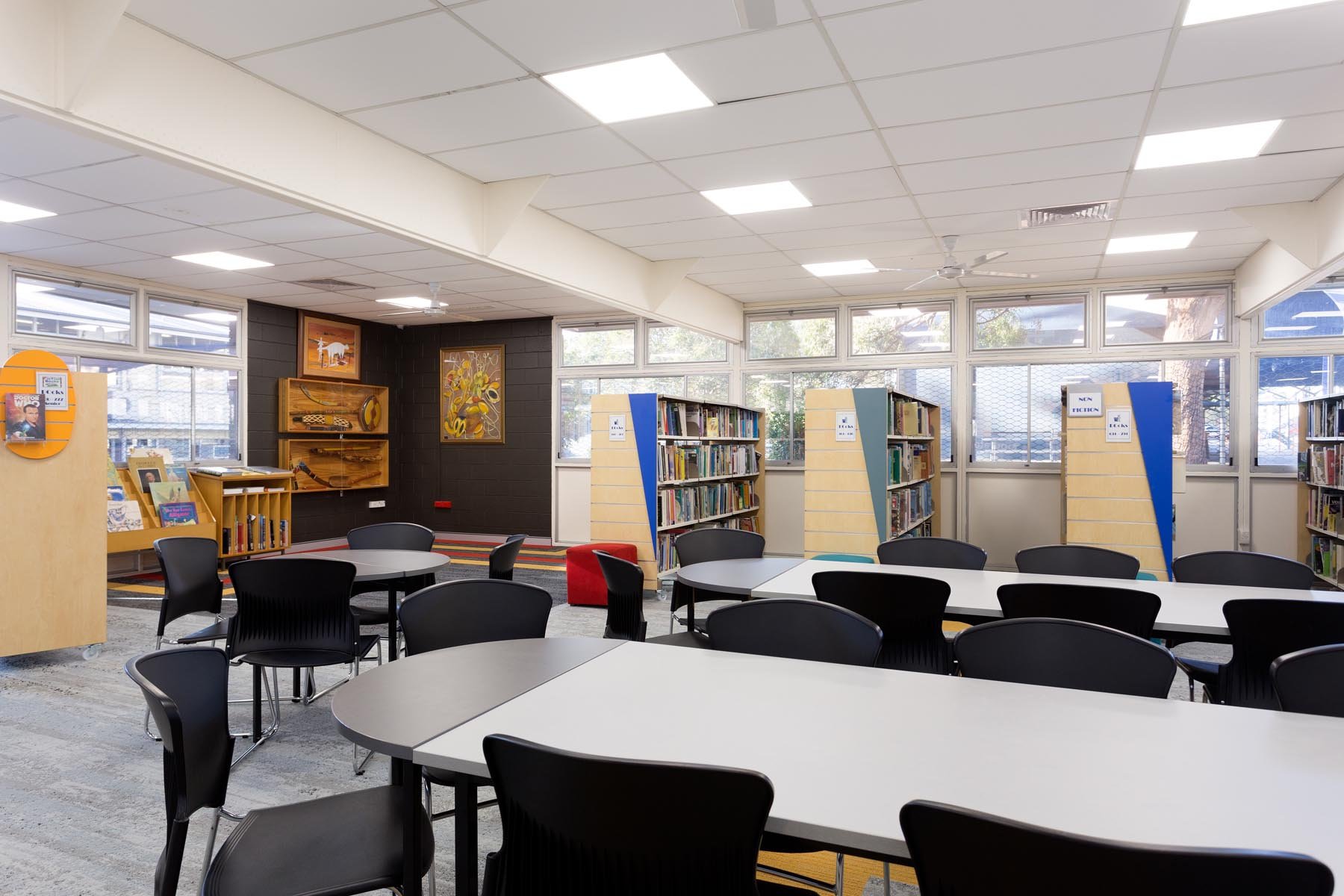 Bracken Ridge State High School Library Desks
