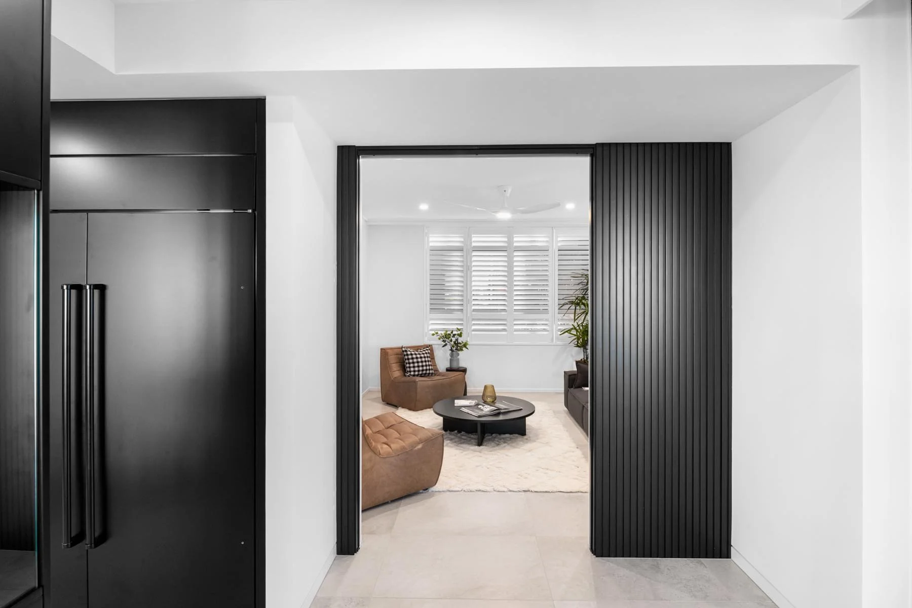 East Brisbane Apartment Door Interior