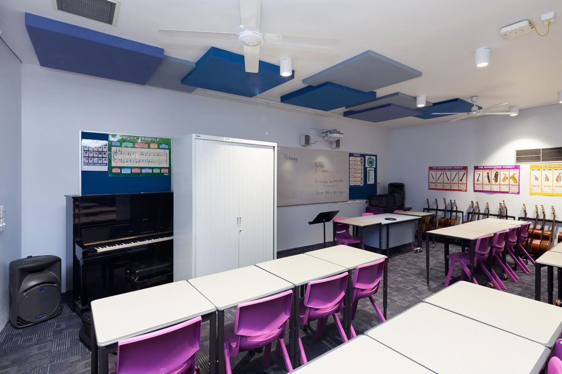 MacGregor State High School Music Classroom Interior