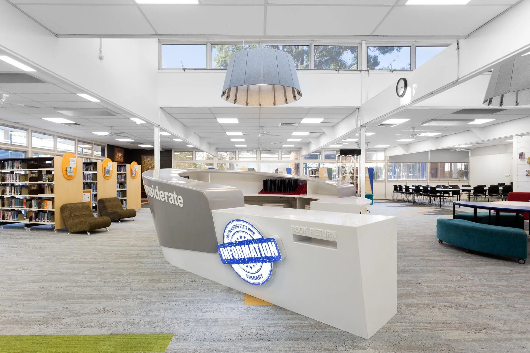 Bracken Ridge State High School Library reception