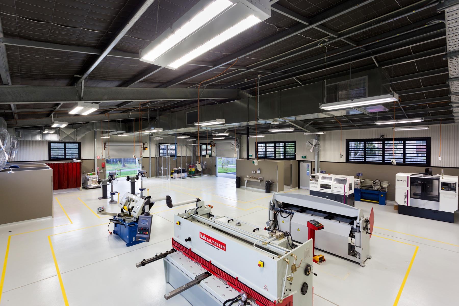 Runcorn State High School Workshop Interior