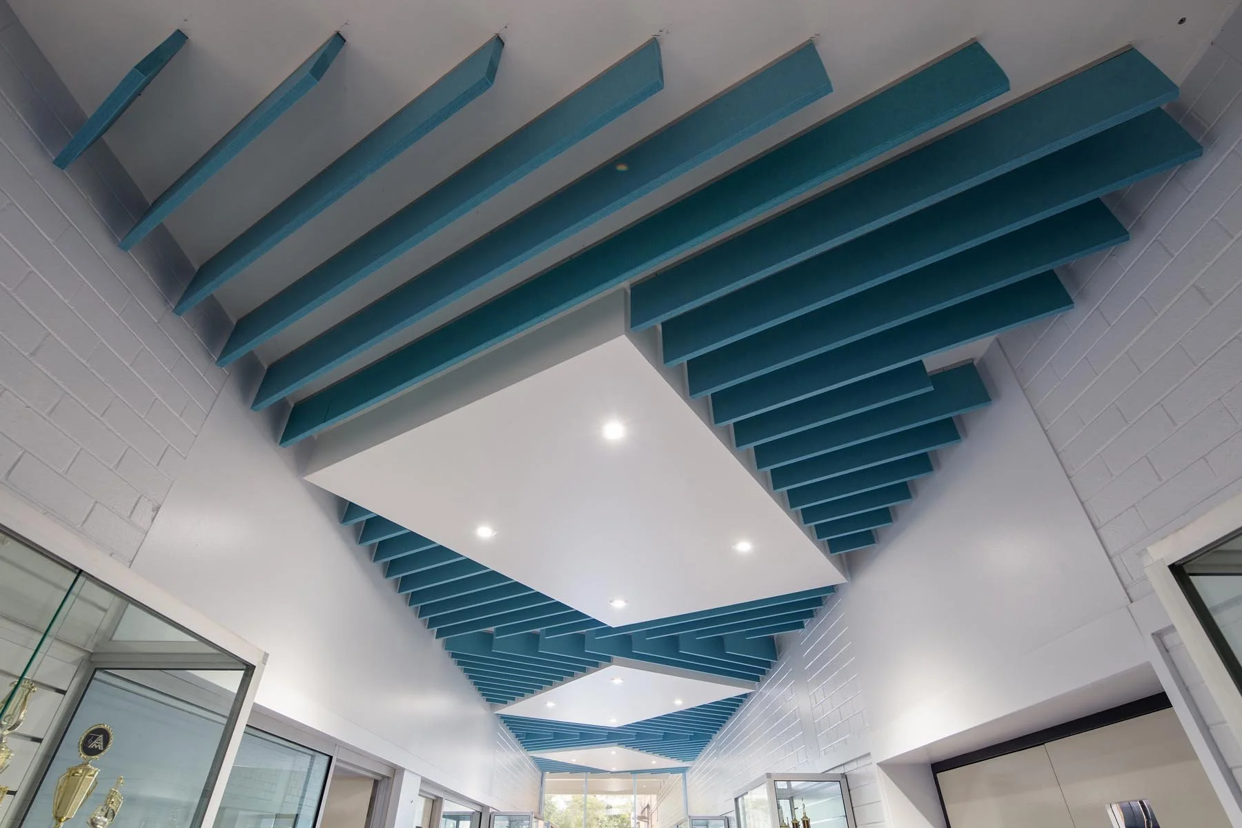 MacGregor State High School Corridor Ceiling