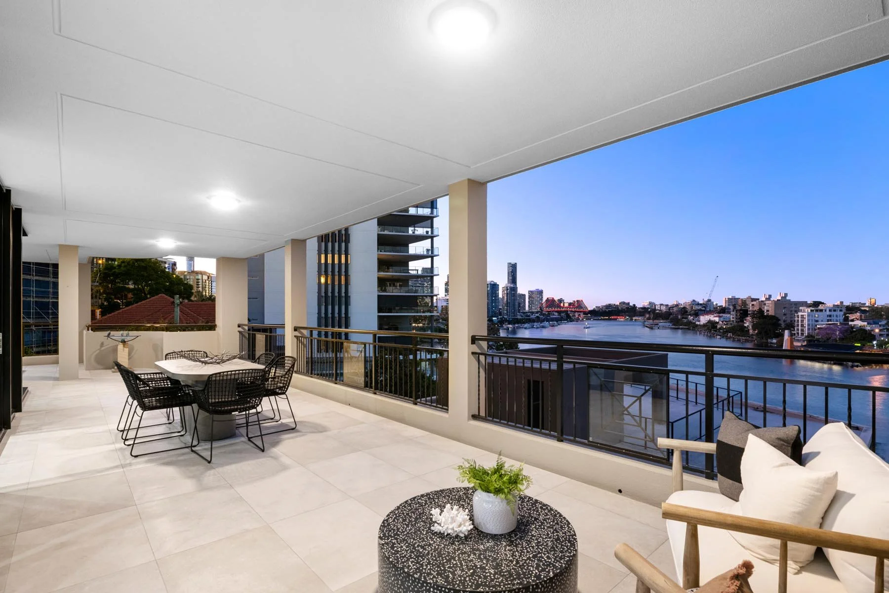 East Brisbane Apartment Balcony Exterior