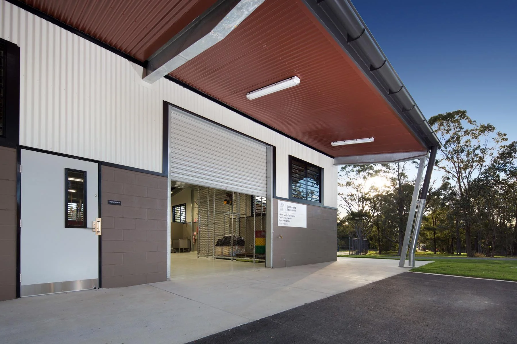 Runcorn State High School Workshop Exterior