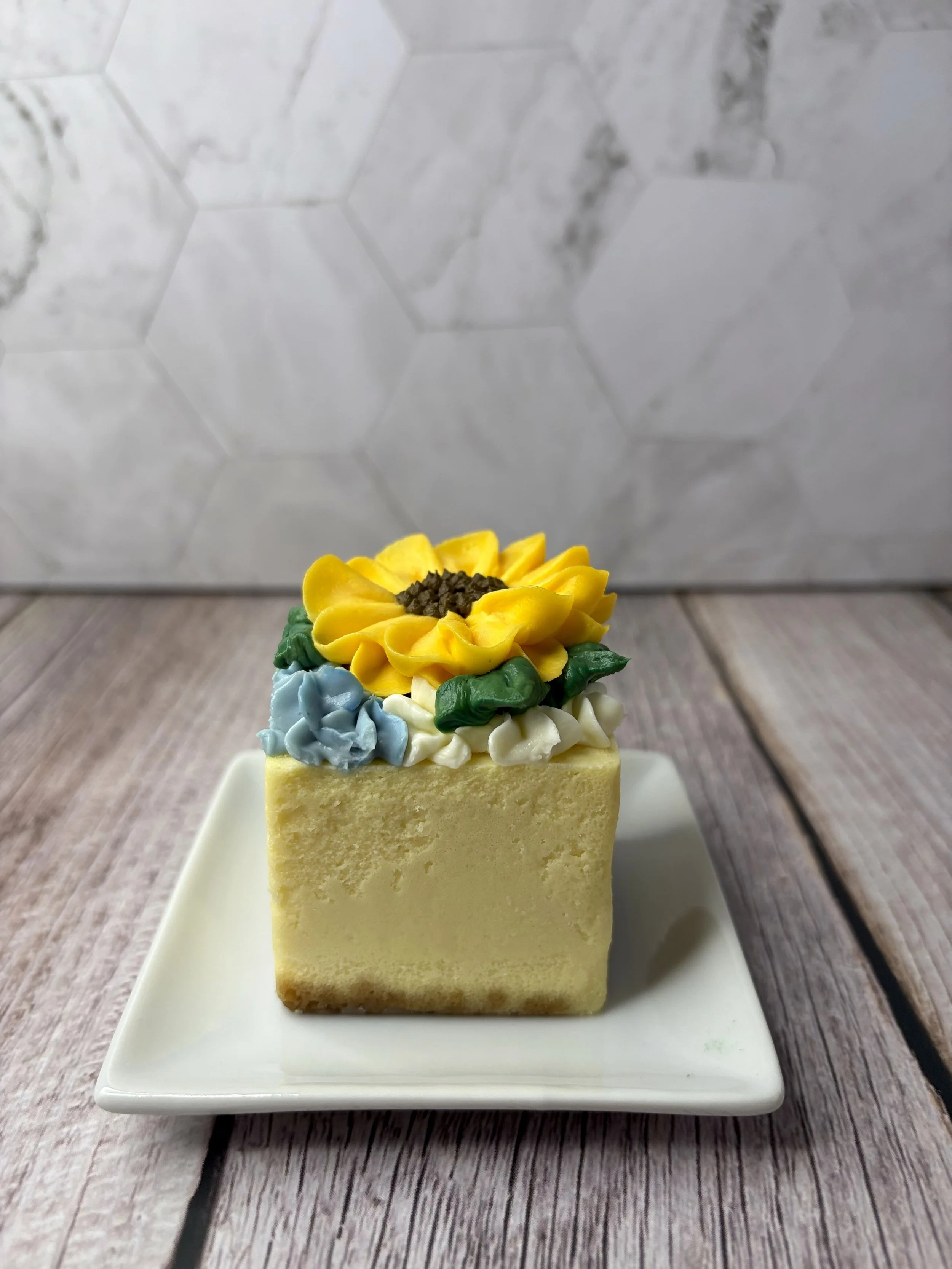 Sunflower Mango Cheesecake Box of 4