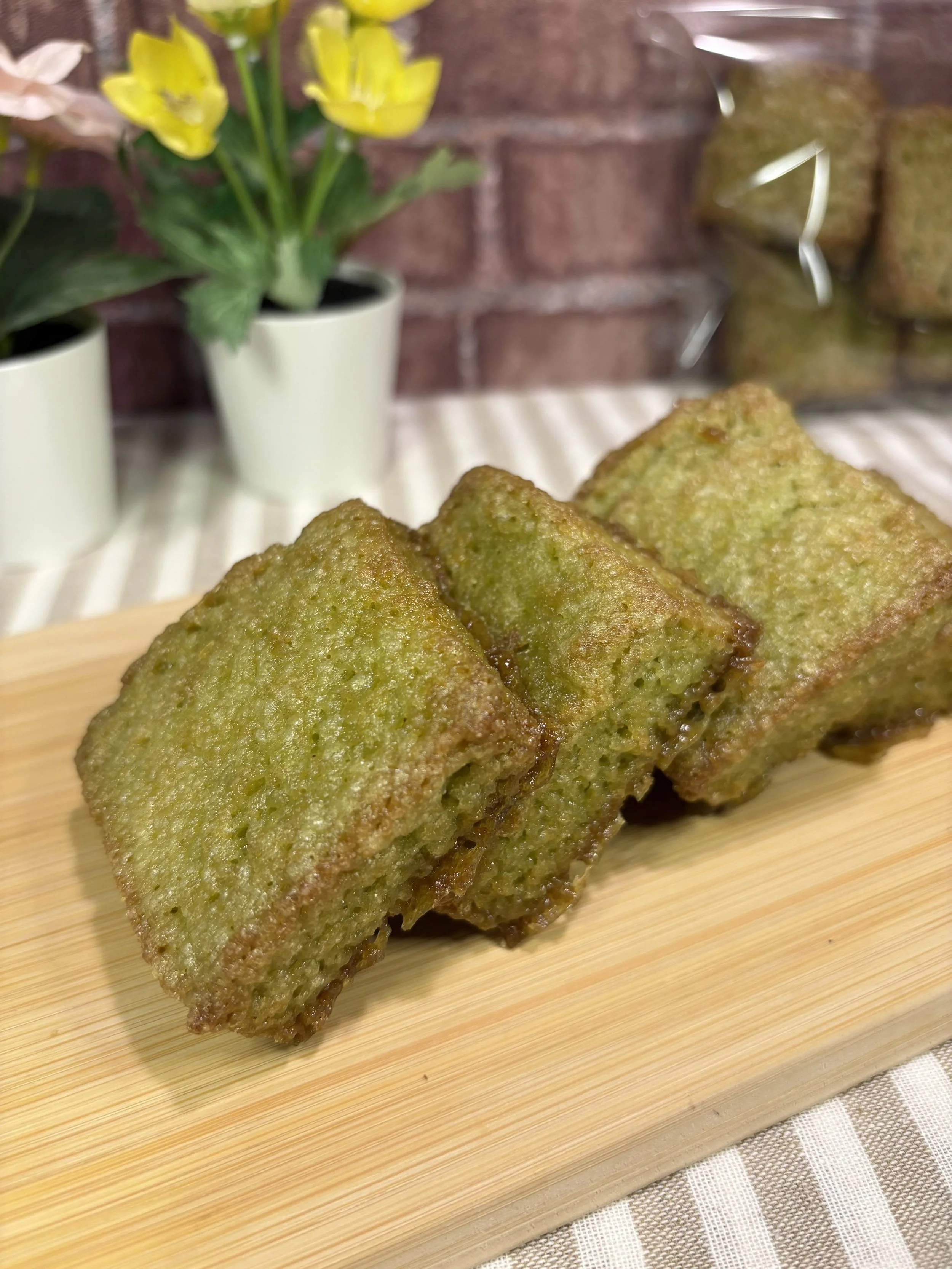 Matcha Honey Butter Crispy Toast