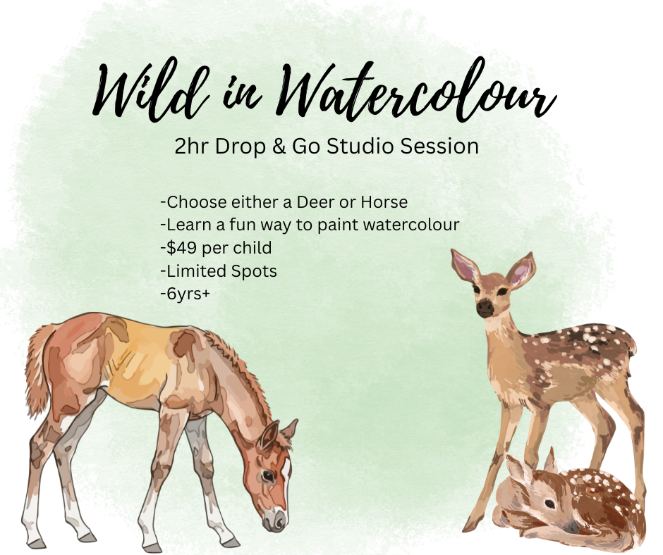 Wild In Watercolour Workshop – Casual Pop-Up Session