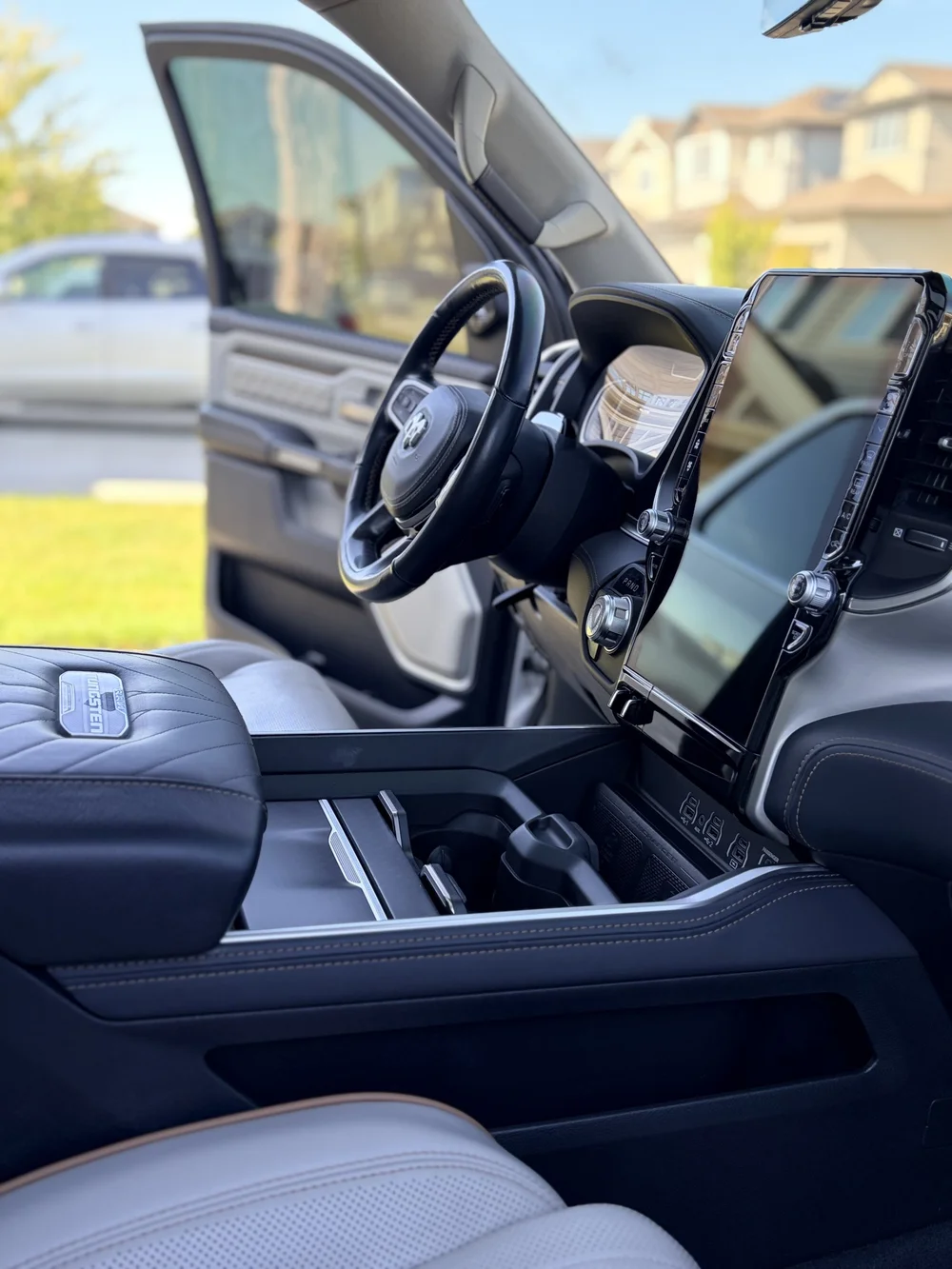 Tan leather vehicle interior — Dynamic Detailing gallery