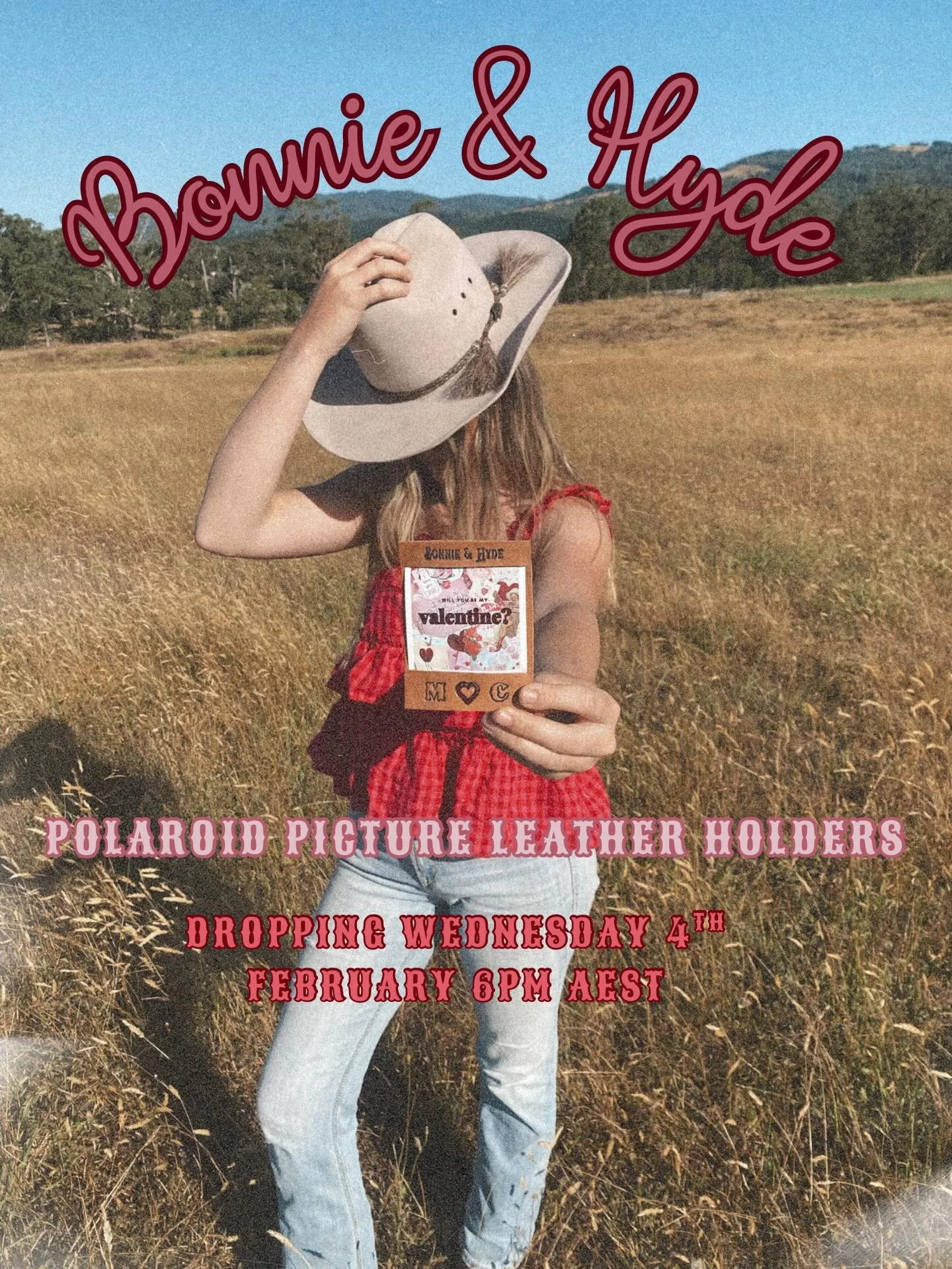 Because some memories deserve better than your camera roll 🩷

Valentine&rsquo;s Day Polaroid Leather Holders. 

Dropping Wednesday 4th February 6pm AEST💒

More deets to come 🥰