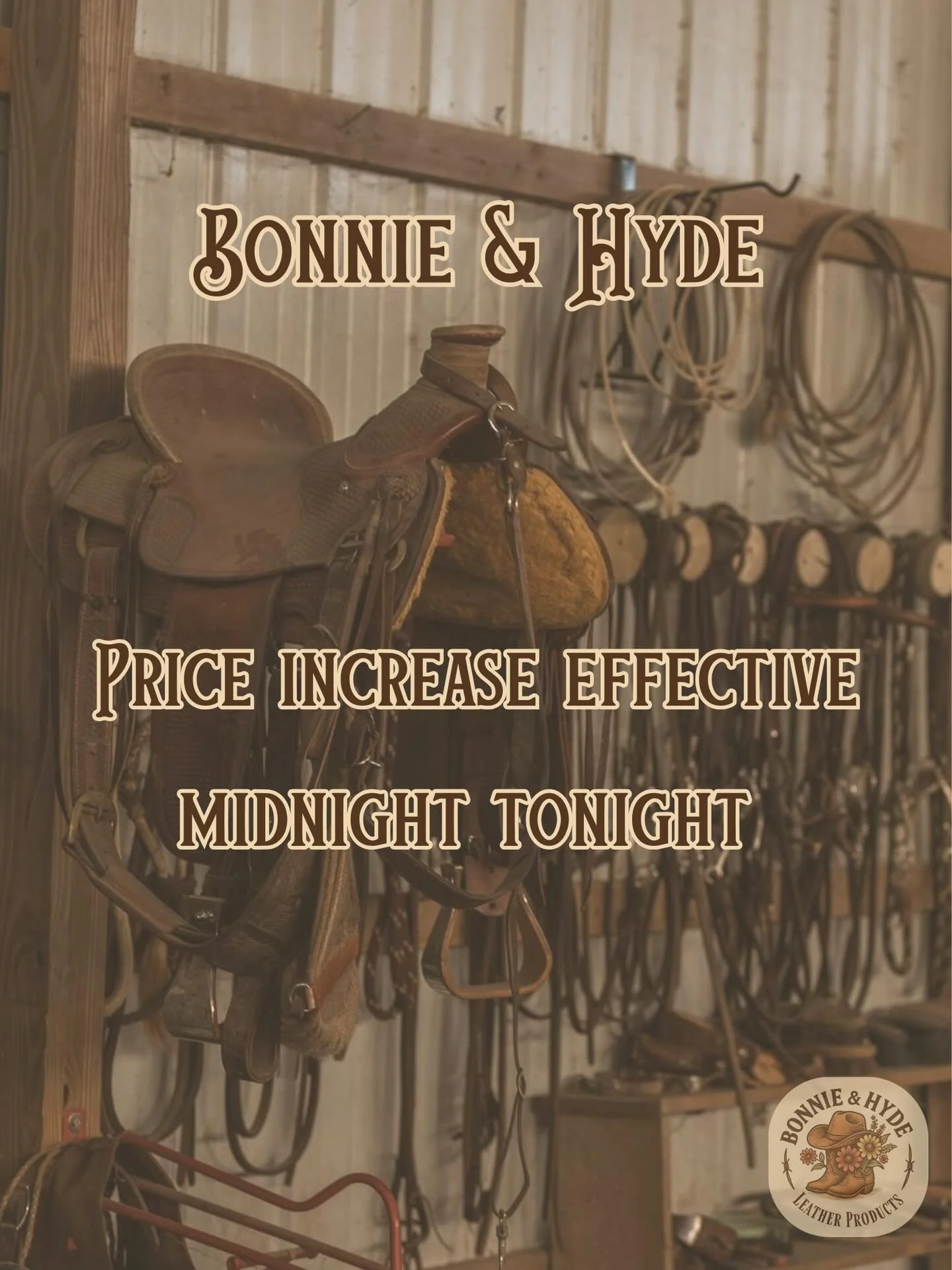 An important update 🤎
With the cost of living rising and material prices continuing to climb, I&rsquo;ve had to make a small adjustment to my pricing.

If I&rsquo;m being completely honest, I&rsquo;ve probably been undercutting myself for a long tim