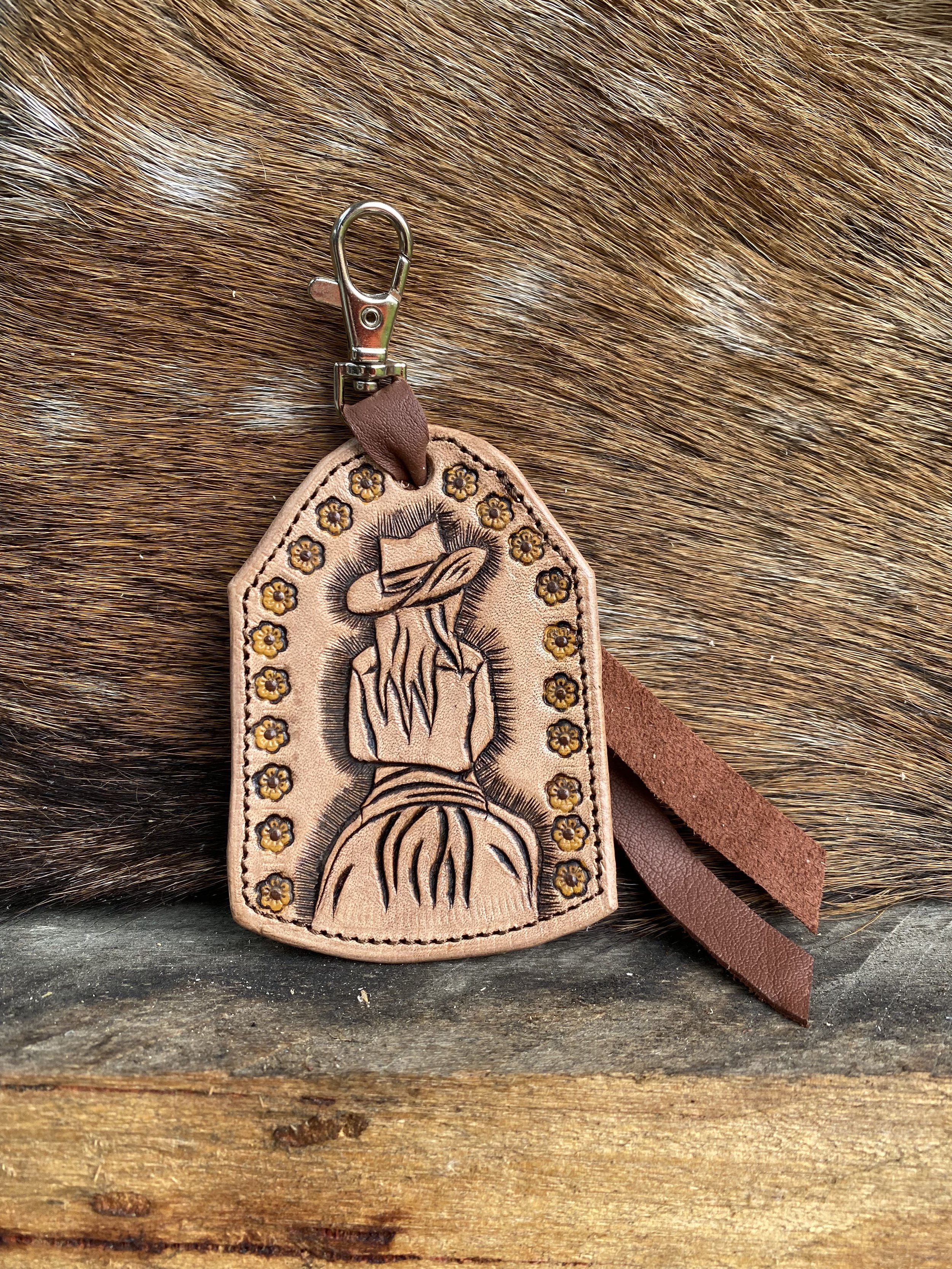 Cowgirl Keychain