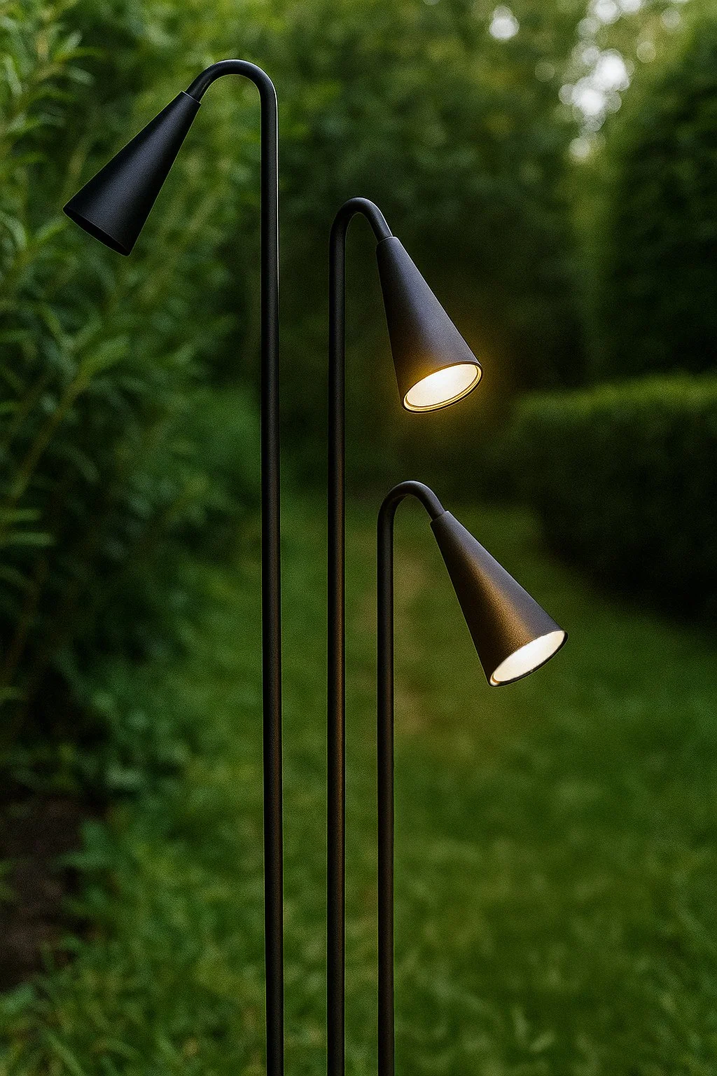 Minimal ve ince formda dış mekân LED bahçe armatürü