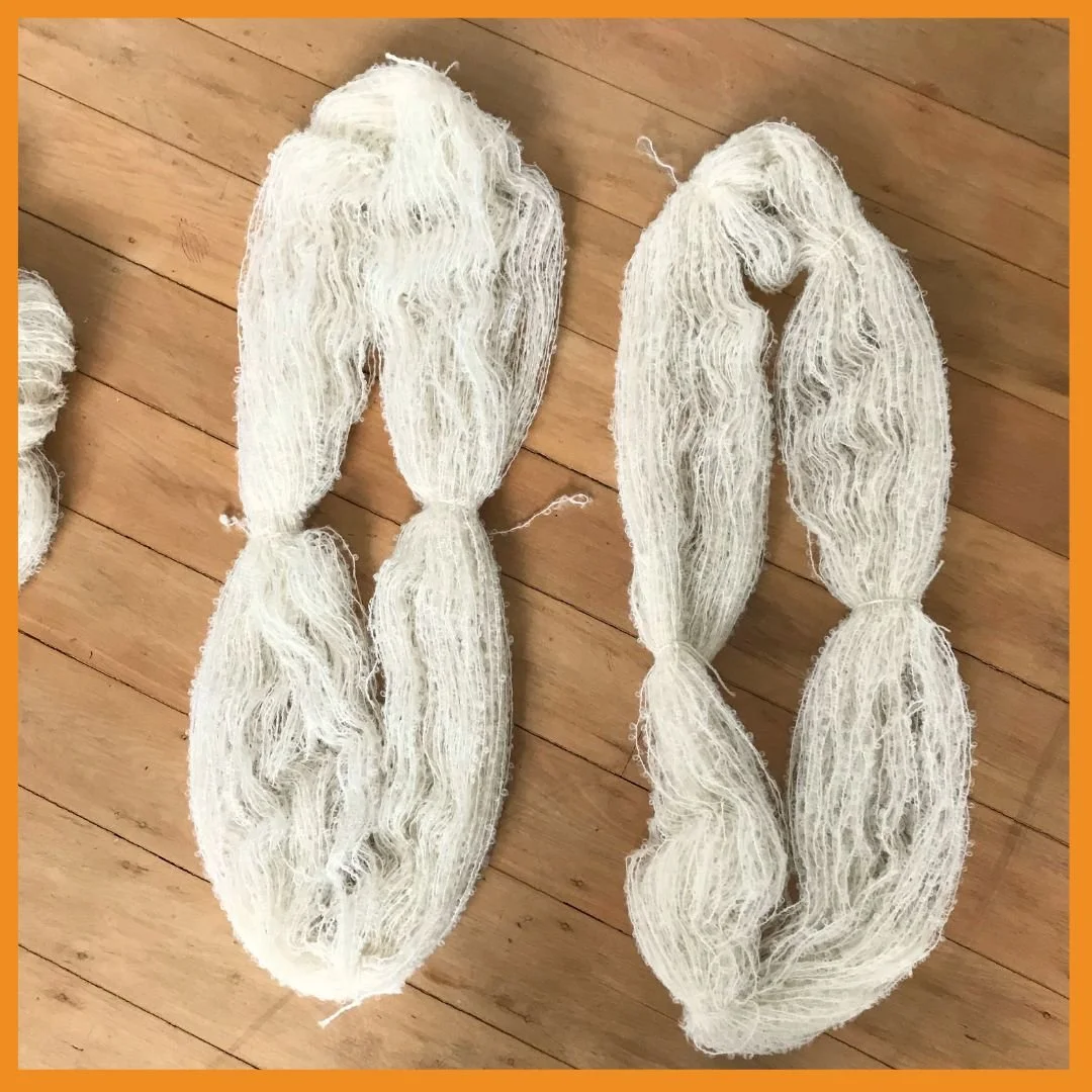 I've been having so much fun dyeing gradients recently. You never quite know how how it's going to come out of the dye pot. 

I haven't had a complete disaster yet - but certainly a few nice surprises! This was one of those, where what I was aiming f