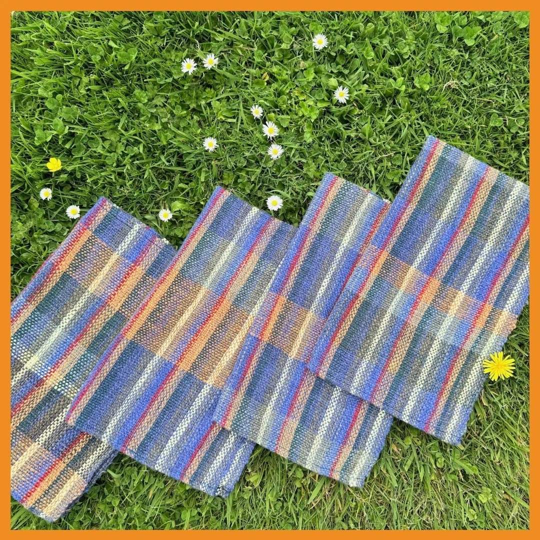 The wonderful Emma Callesen dropped into the studio last week with these beautiful  handwoven tea towels she has made 🧡

I asked Emma if she could weave some tea towels to sell through the studio. It's something I've never had time to do, and seriou