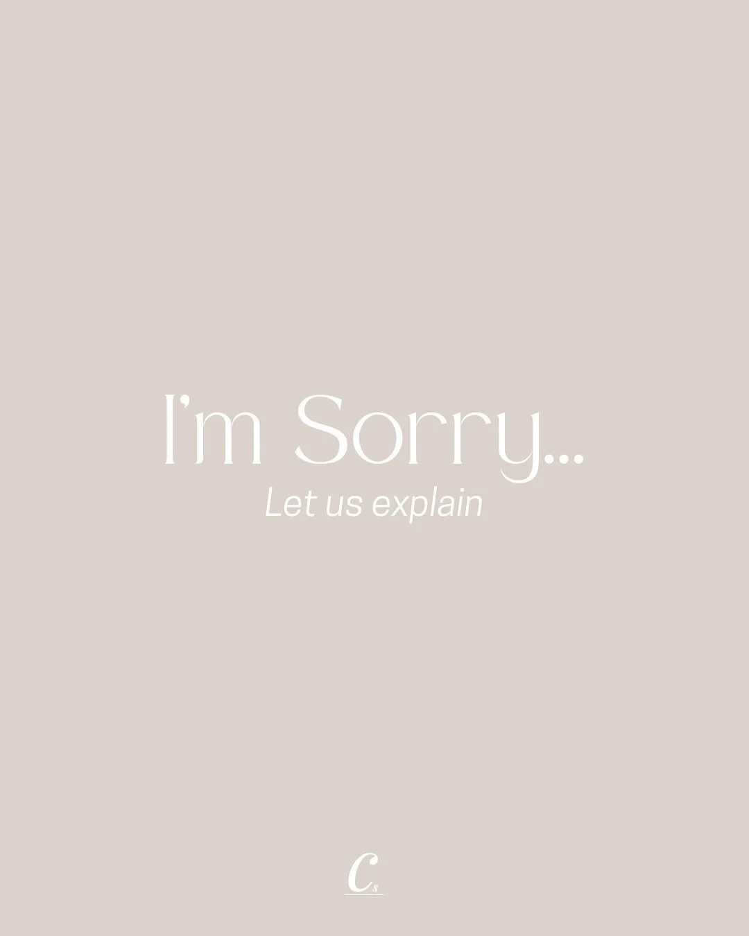 ✨ We&rsquo;re not just a social media agency, we&rsquo;re your strategic partner.

Sometimes, that means saying &ldquo;I&rsquo;m sorry&hellip;&rdquo;
⁠
💬 I&rsquo;m sorry, we can&rsquo;t start posting tomorrow.
💬 I&rsquo;m sorry, we don&rsquo;t take