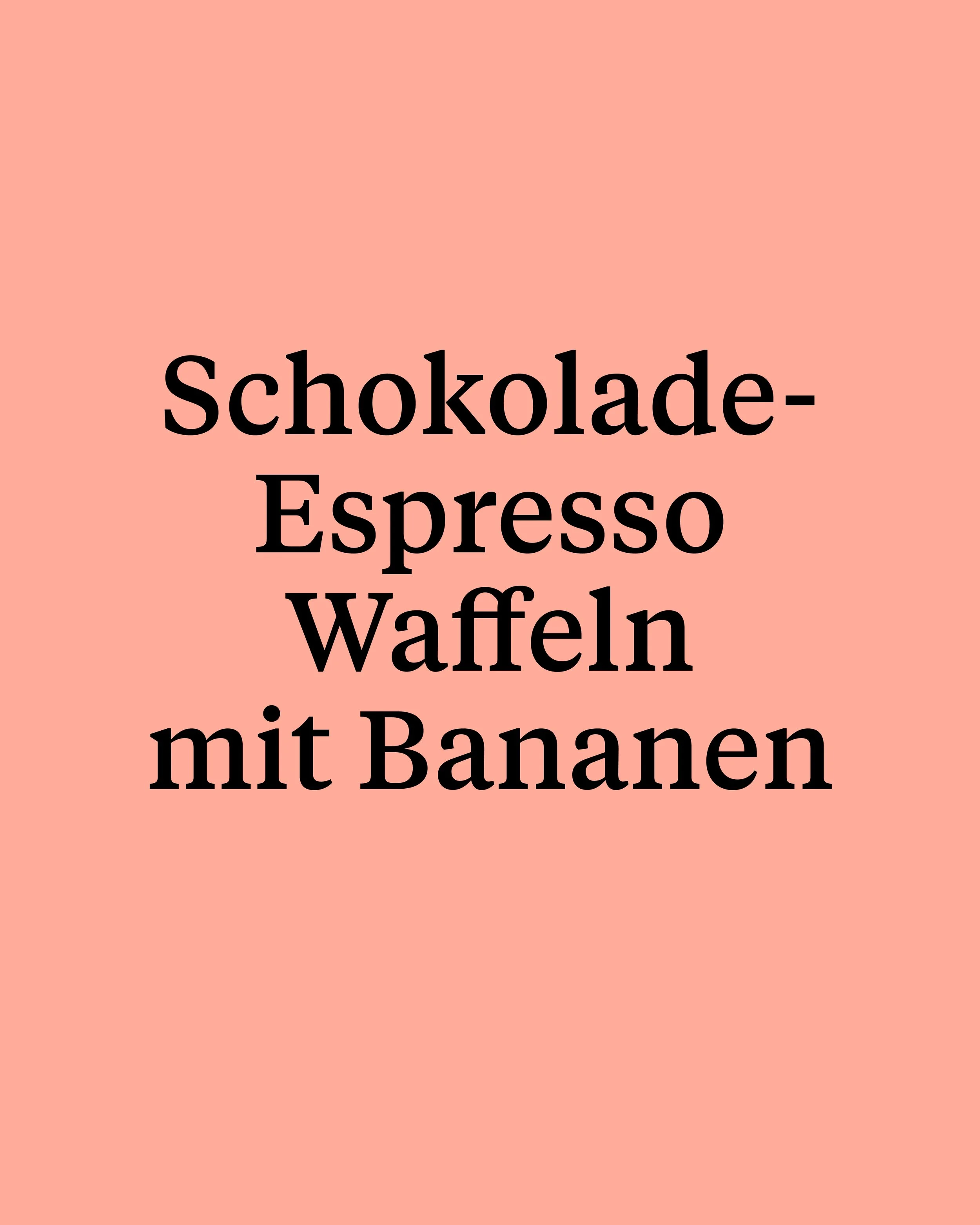 Schokoladenwaffel-Rezept