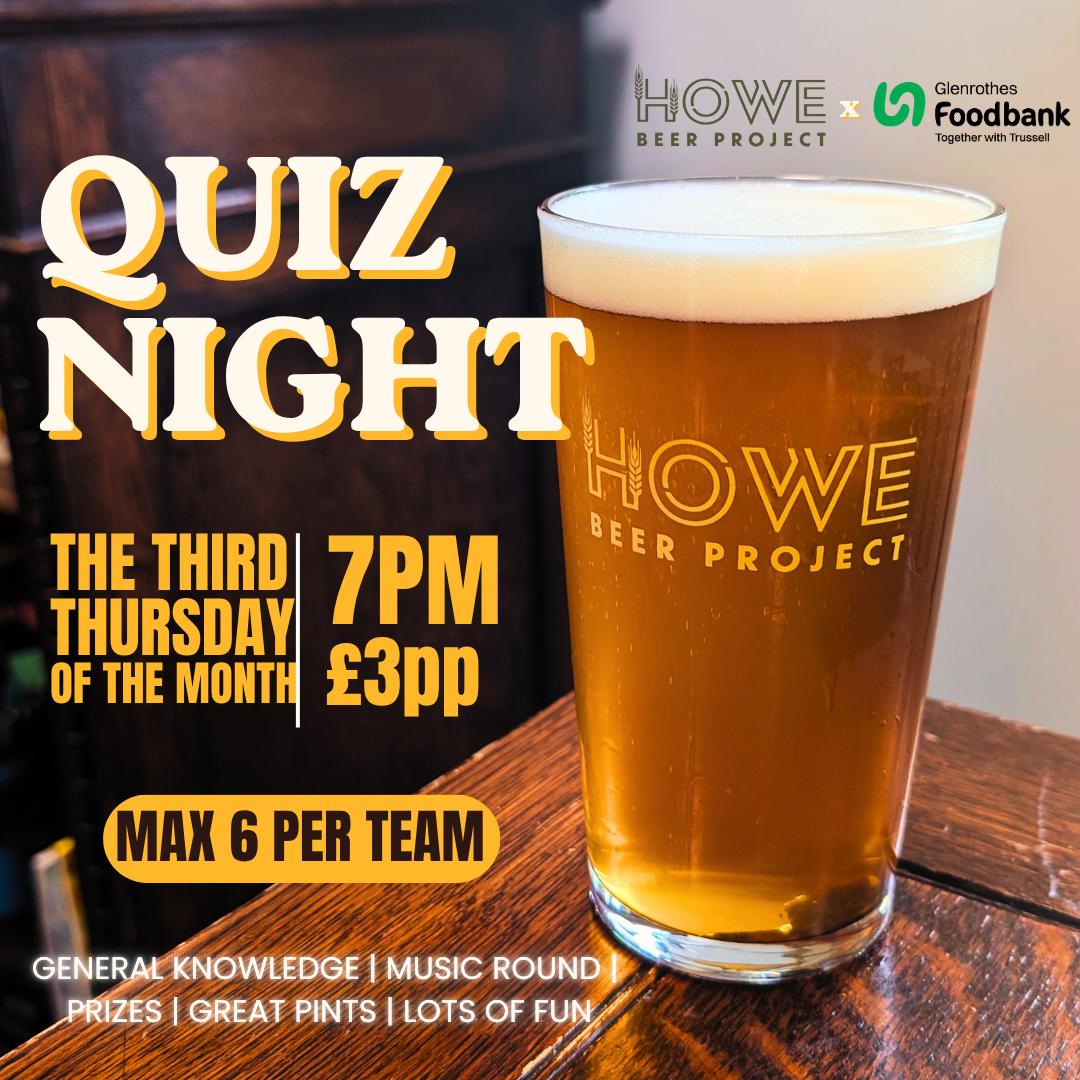 HBP x Glenrothes Foodbank Quiz Night