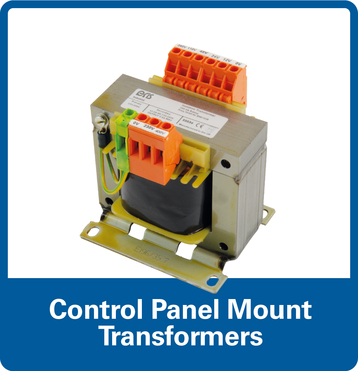 ERiS Industrial - Control Panel Mount Transformers