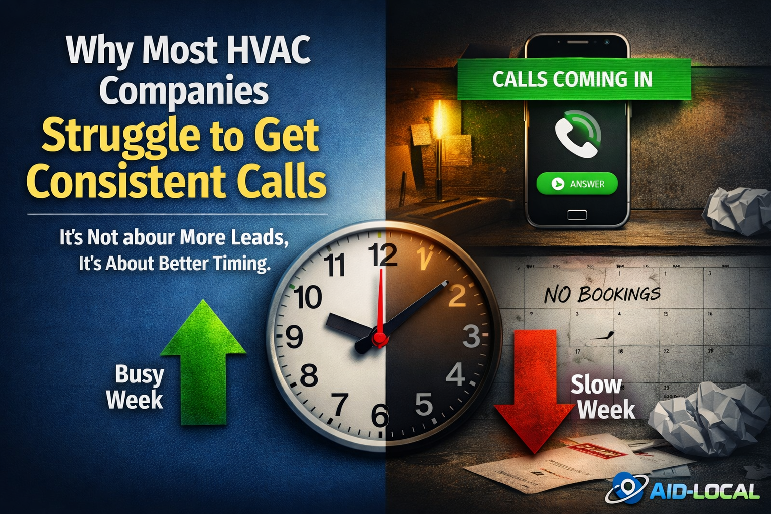 Why Most HVAC Companies Struggle to Get Consistent Calls
