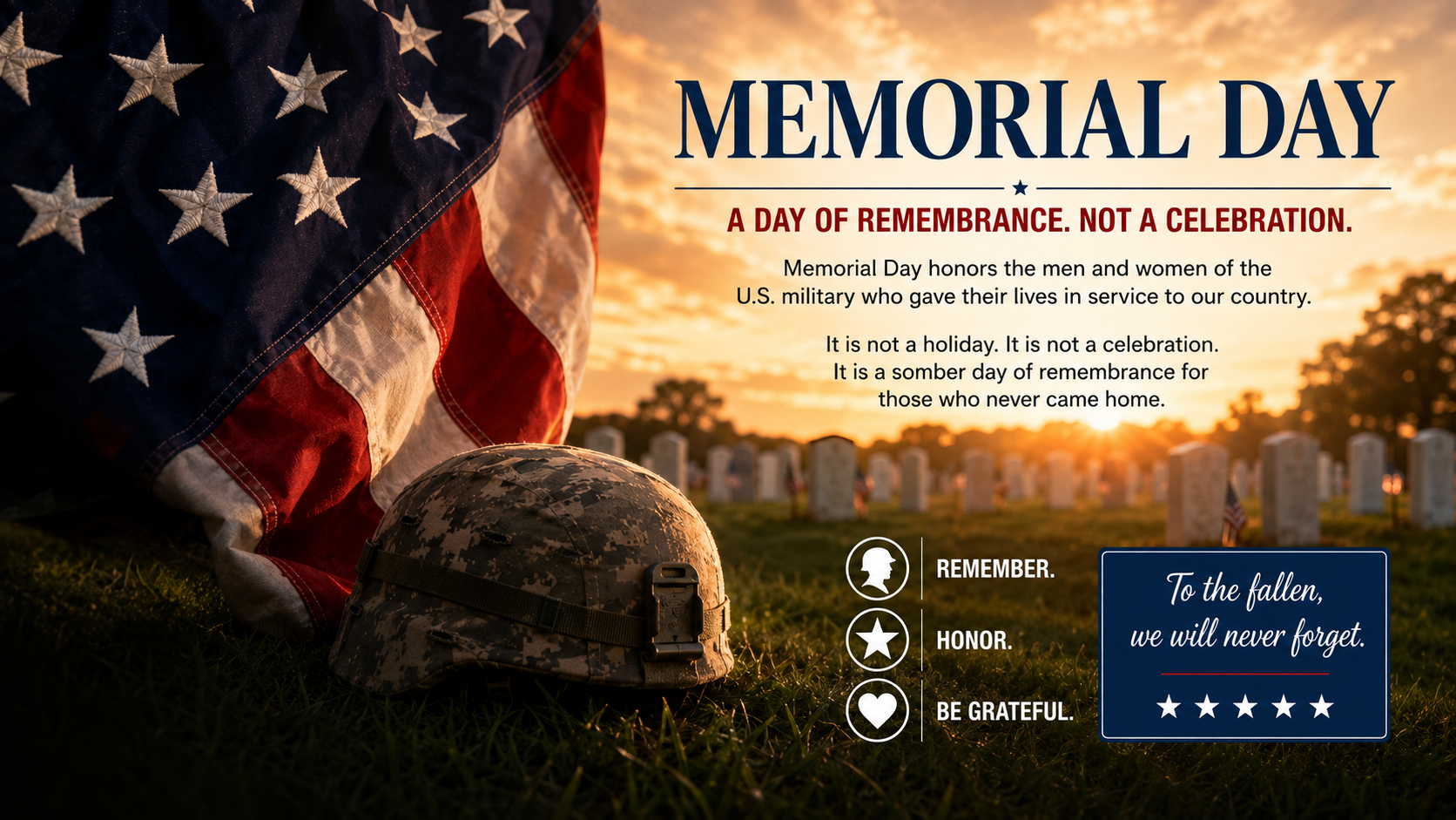 Remembering The Meaning Of Memorial Day