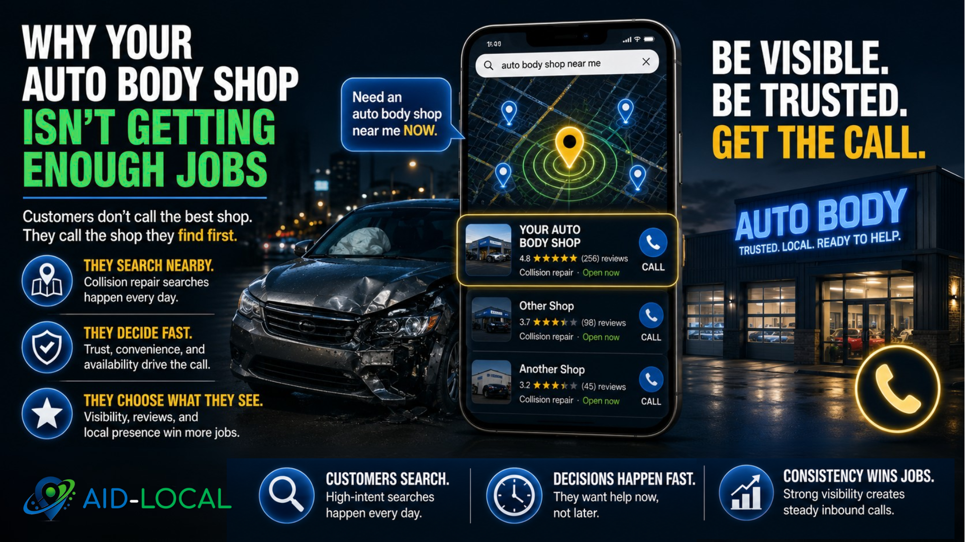 Why Your Auto Body Shop Isn’t Getting Enough Jobs