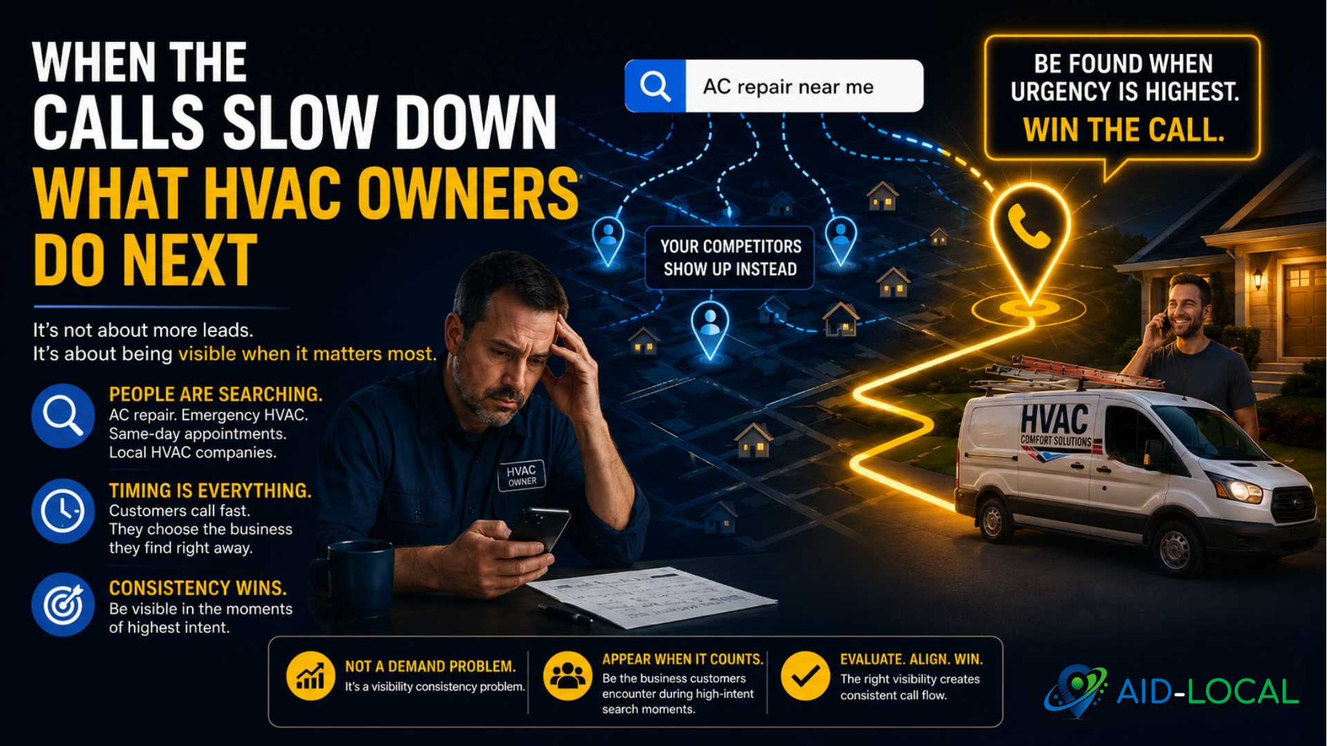 When the Calls Slow Down What HVAC Owners Do Next