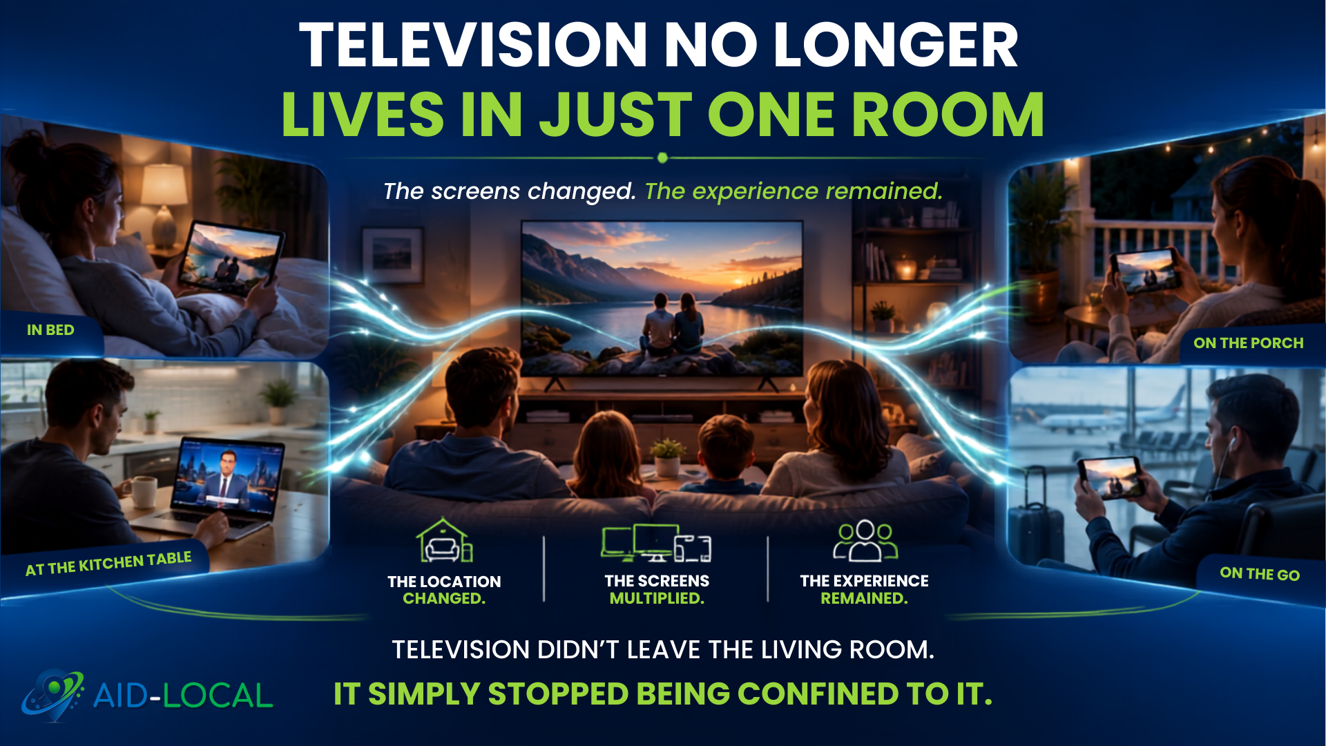 Today's Television Doesn't Stay in the Living Room