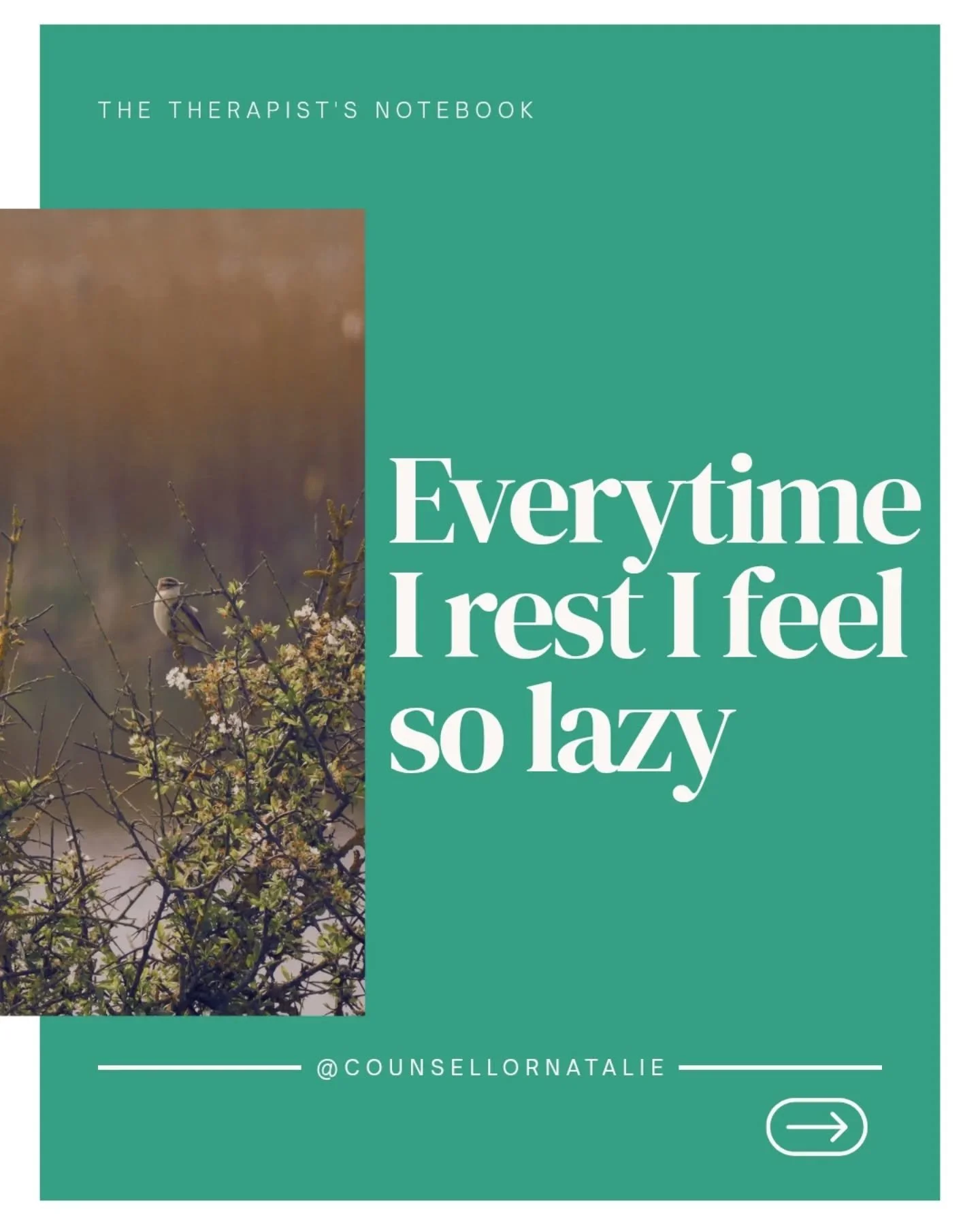Anyone else guilty of feeling lazy when resting 🙋&zwj;♀️ it's a constant feeling that you need to be doing something otherwise it's a waste of time...

But resting is necessary for stillness, regulation, clarity and creativity. Without rest we can f