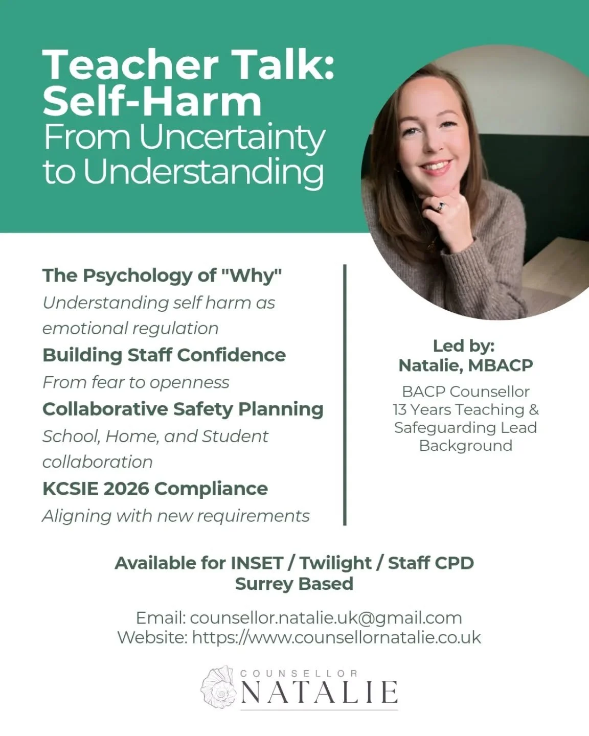 Supporting our students starts with empowering staff 🤍

When a student is struggling with self-harm, it&rsquo;s completely natural for staff to feel overwhelmed or unsure of what to say.

That&rsquo;s why I&rsquo;ve created Teacher Talk: Self-Harm &