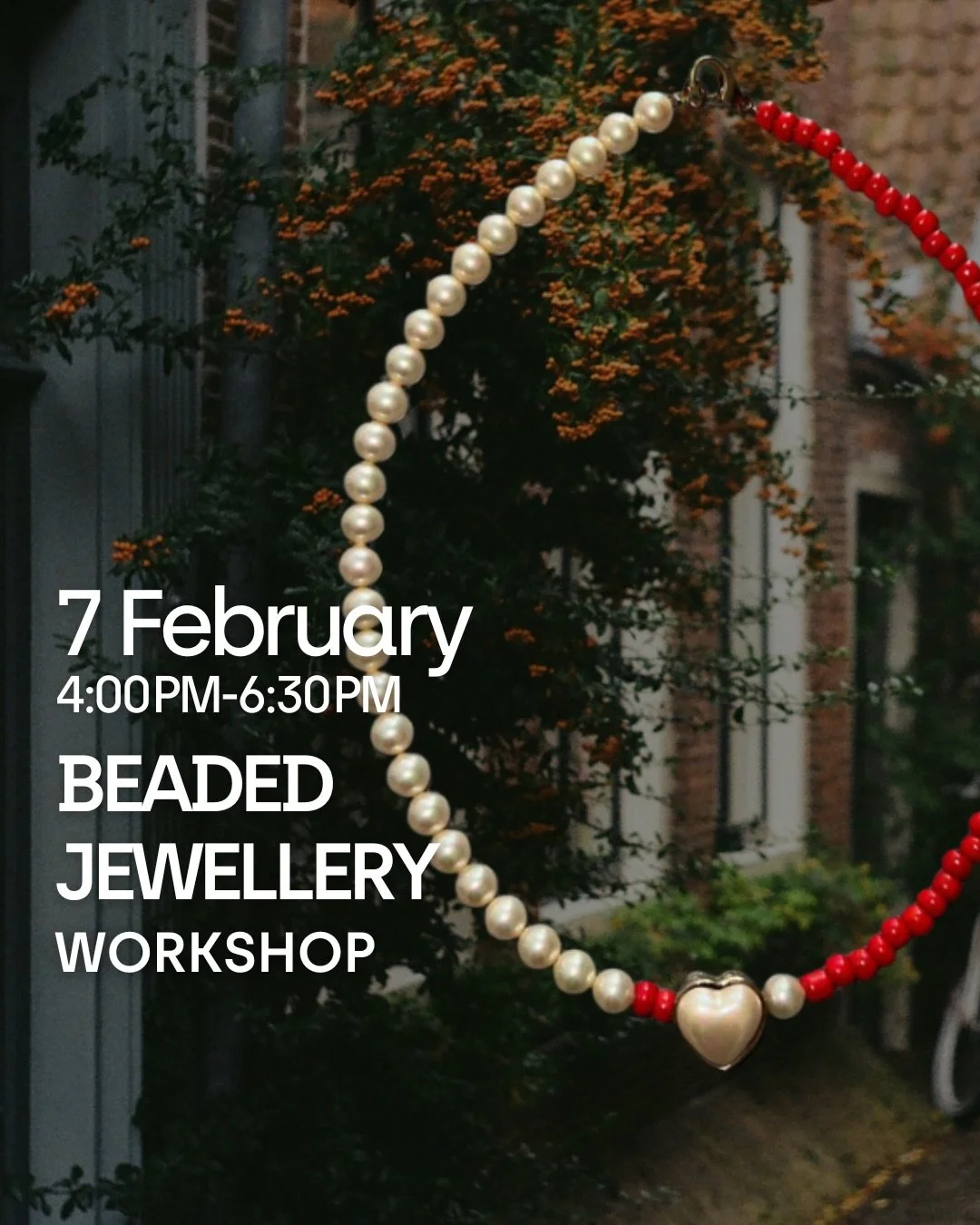 Join us for this creative session and make your own unique jewelry piece while exploring color, shape, and playful combinations ❤️ the perfect creative pause in the middle of winter.

📅 February 7th at 4:00 PM
🎟️ Spots are limited!
💬 Comment &ldqu