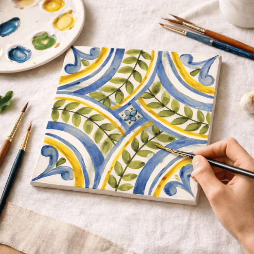 Mediterranean Tile Painting Workshop