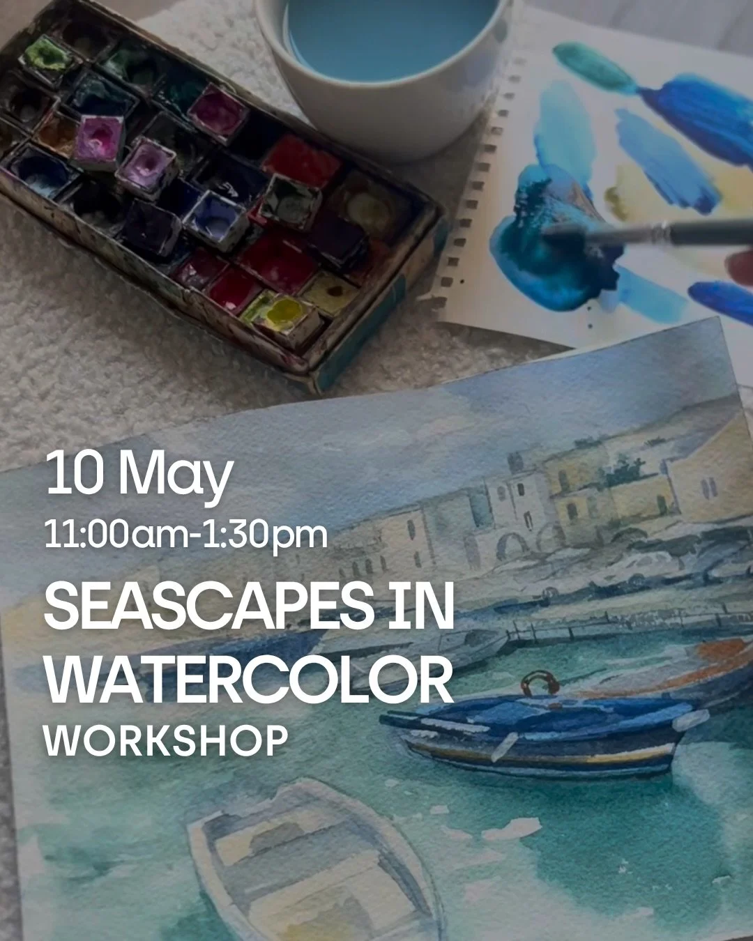 Join us for a calming creative escape inspired by the beauty of the ocean 🌊🎨 and learn how to paint your own dreamy seascape step by step!

🎟️ Limited spots available! Comment &ldquo;ocean&rdquo; and we&rsquo;ll send you all the details!