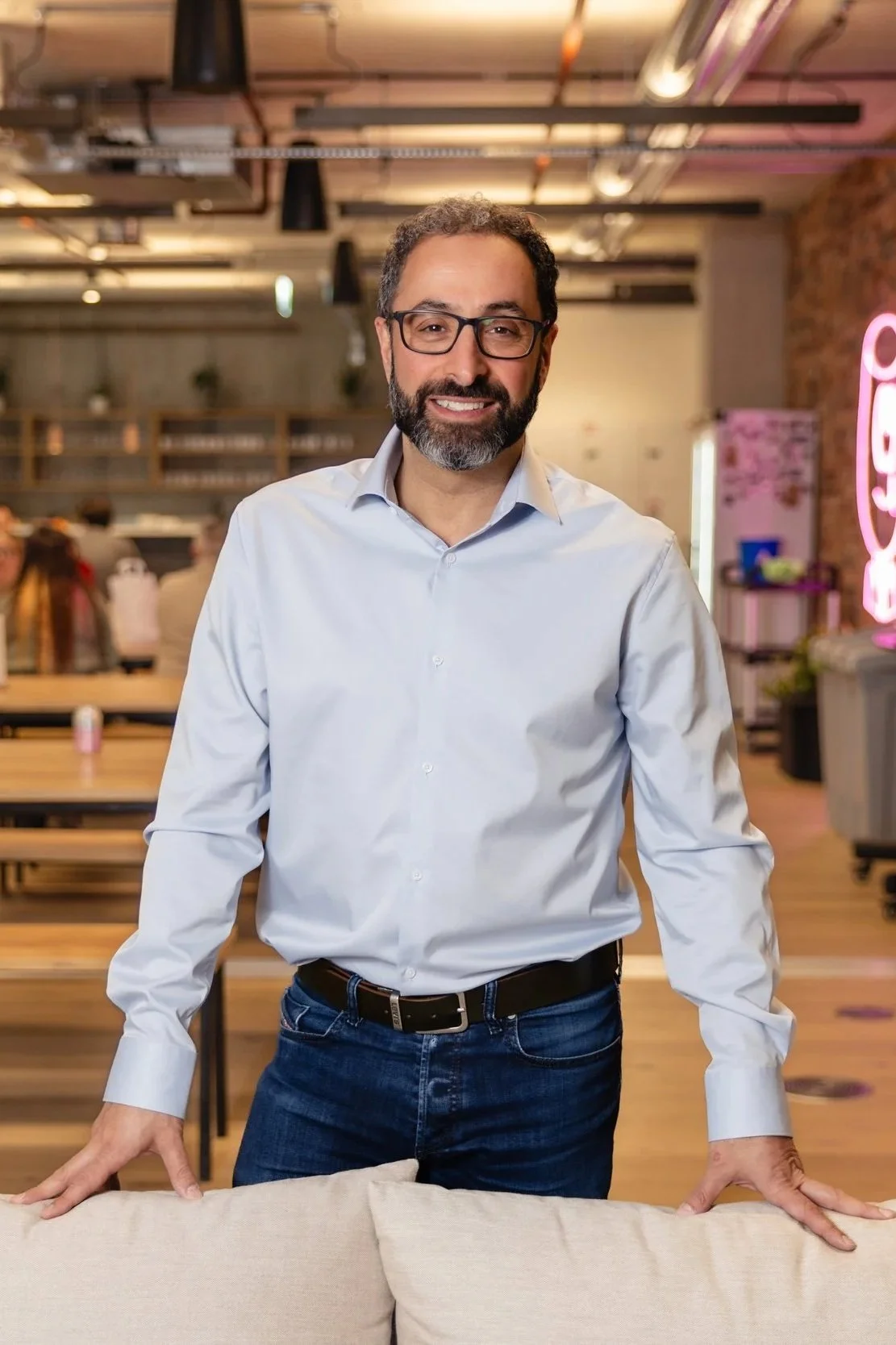 Professional CEO portrait photographed by a London corporate photographer for press and LinkedIn.