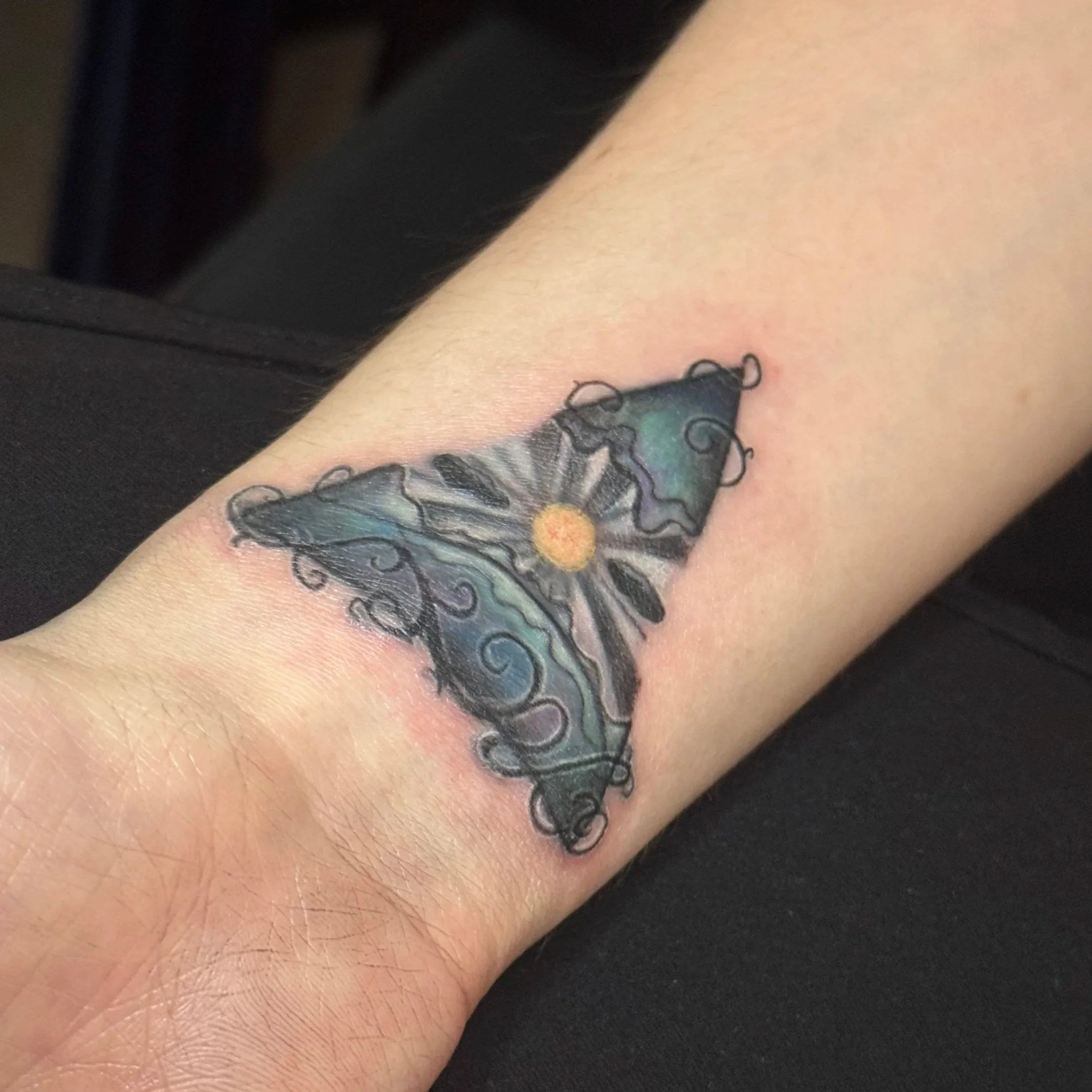 Reborn the old tattoo.