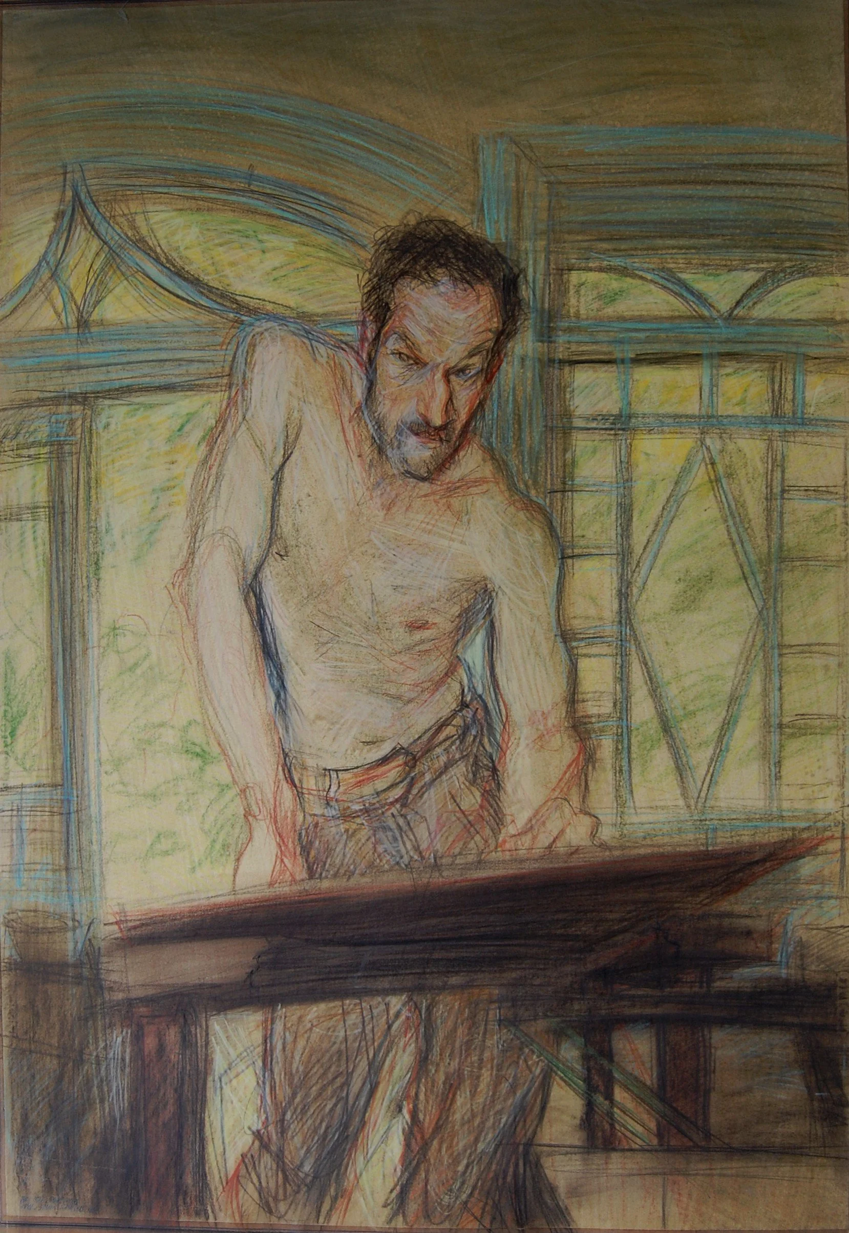 DER NEUE PFINGSTOCHSE,  1982, 100x70