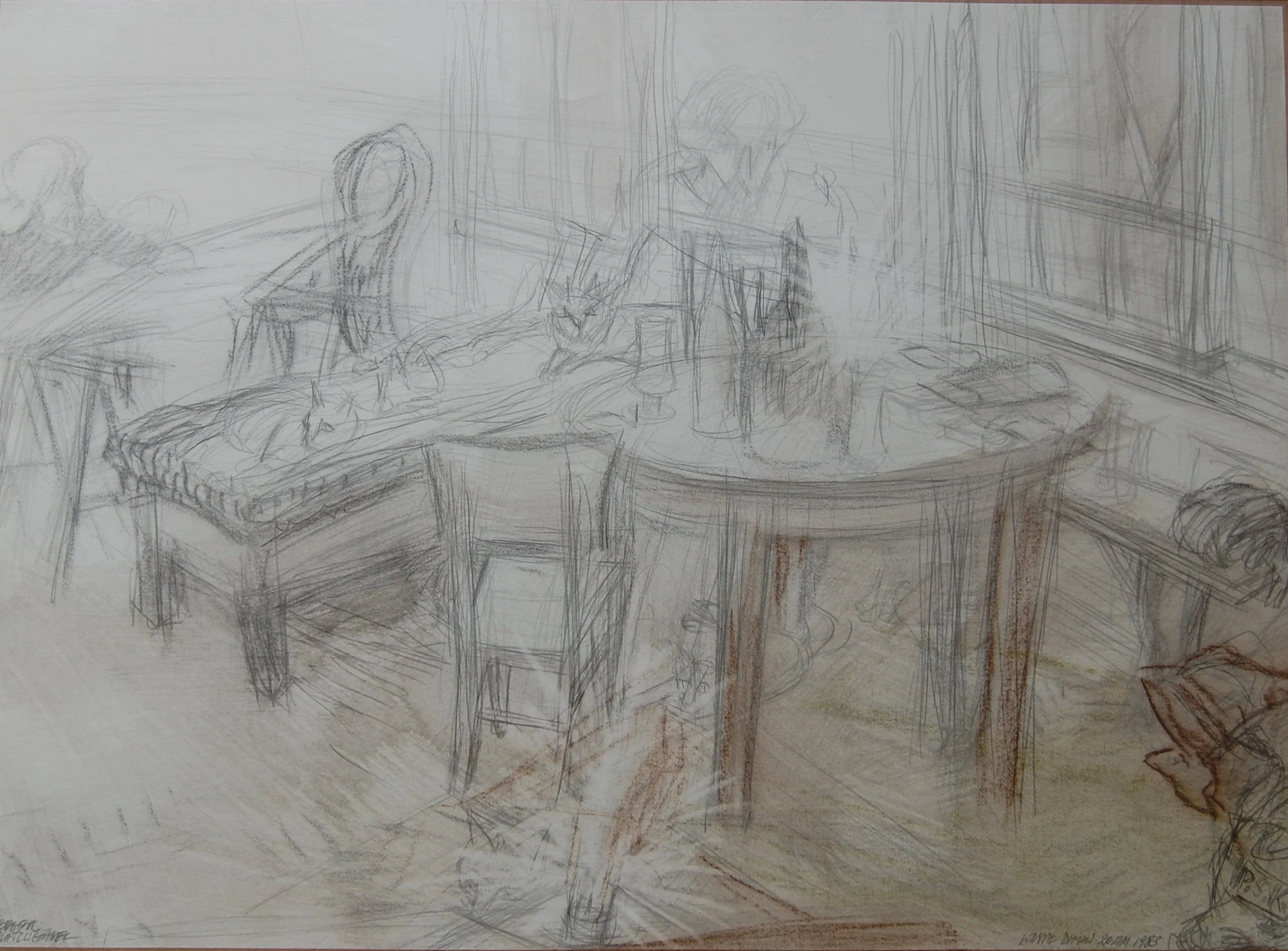 REGER PLATZWECHSEL  Hans und Ausnahme  20.5.1983   52x72