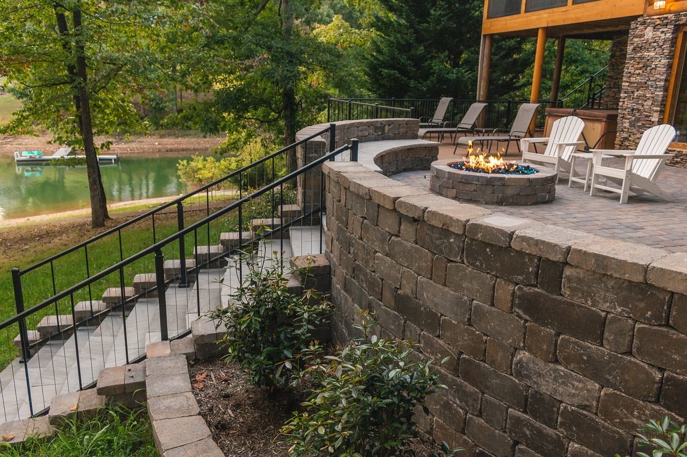 Landscape Design in Louisville, TN: Retaining Wall Trends—Natural Texture, Clean Lines, Better Drainage