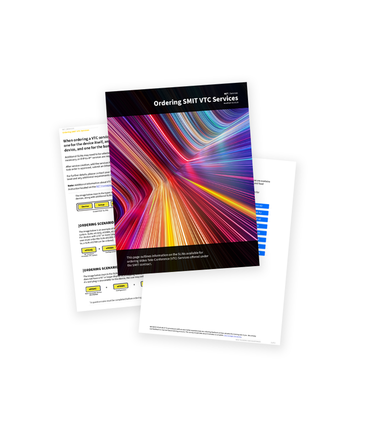 This guide instructed users on how to order services for their end-users. Much of the content served as a reference for the codes needed to order these services, resulting in a significant portion of the information appearing in tables. To prevent th